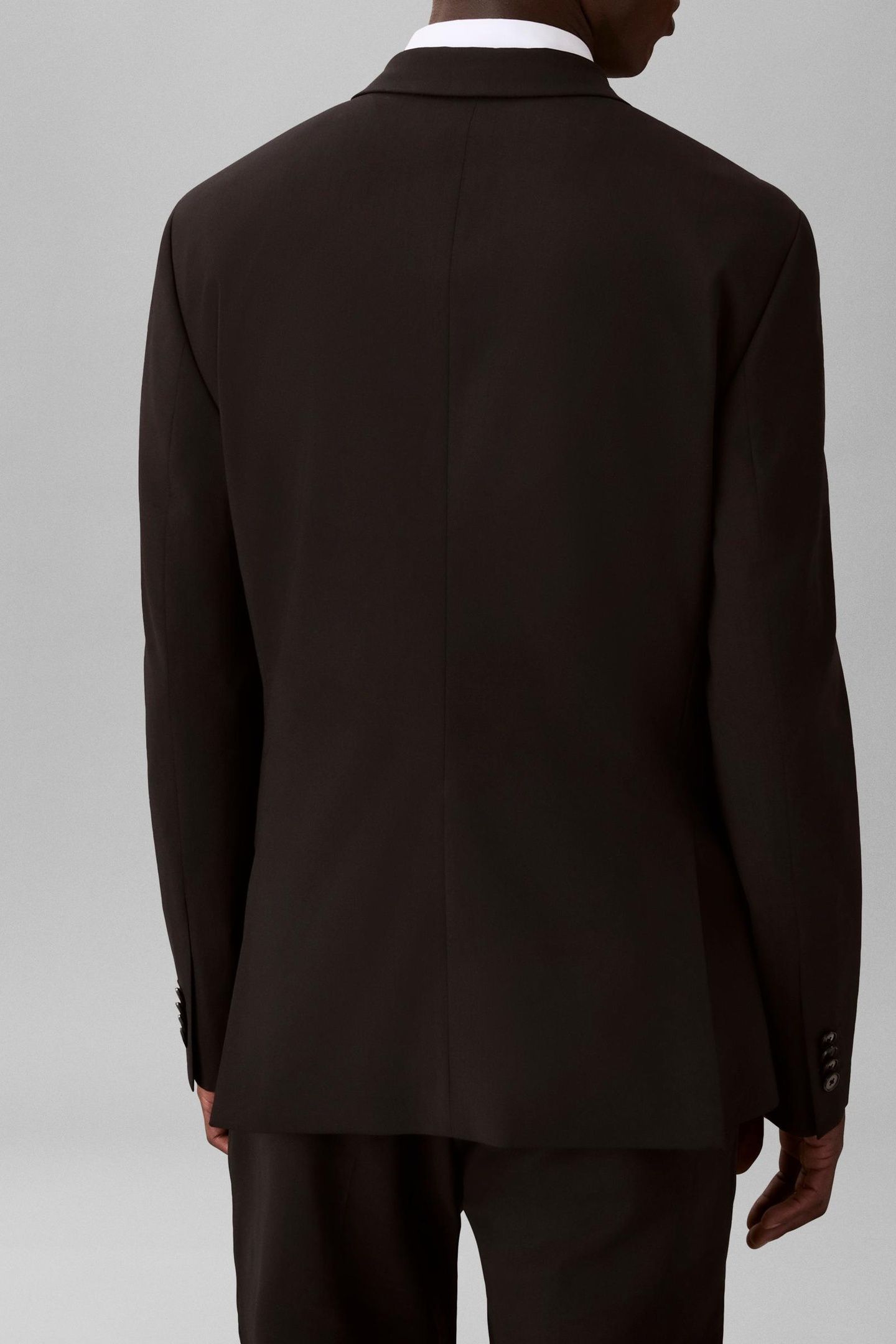 LS ITALIAN WOOL BLEND BLAZER BLACK 2
