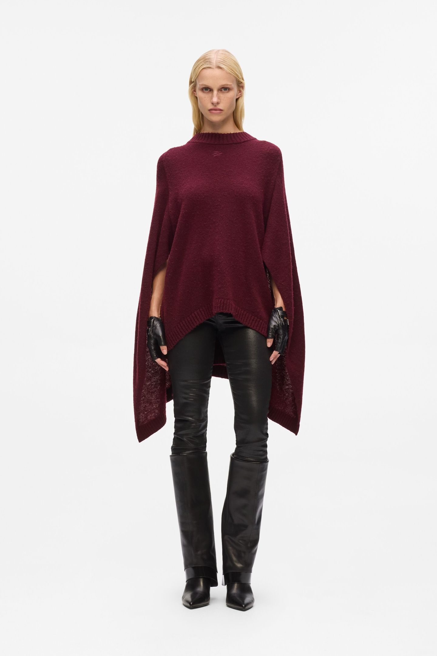 POLO KNIT CAPE WINDSOR BURGUNDY 2
