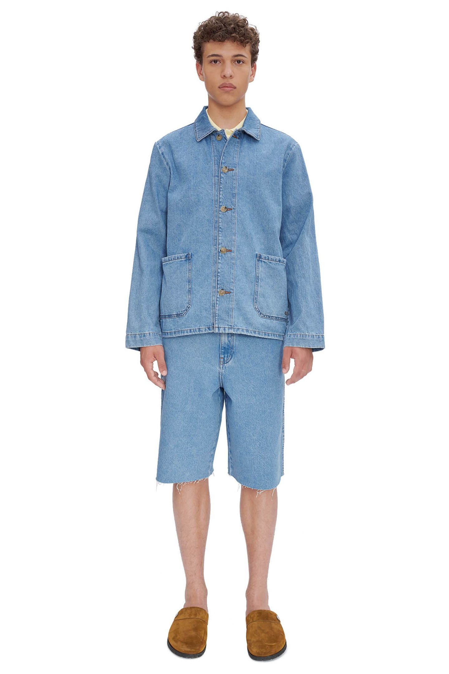 UNISEX JACKET KERLOUAN LOGO LIGHT BLUE 1