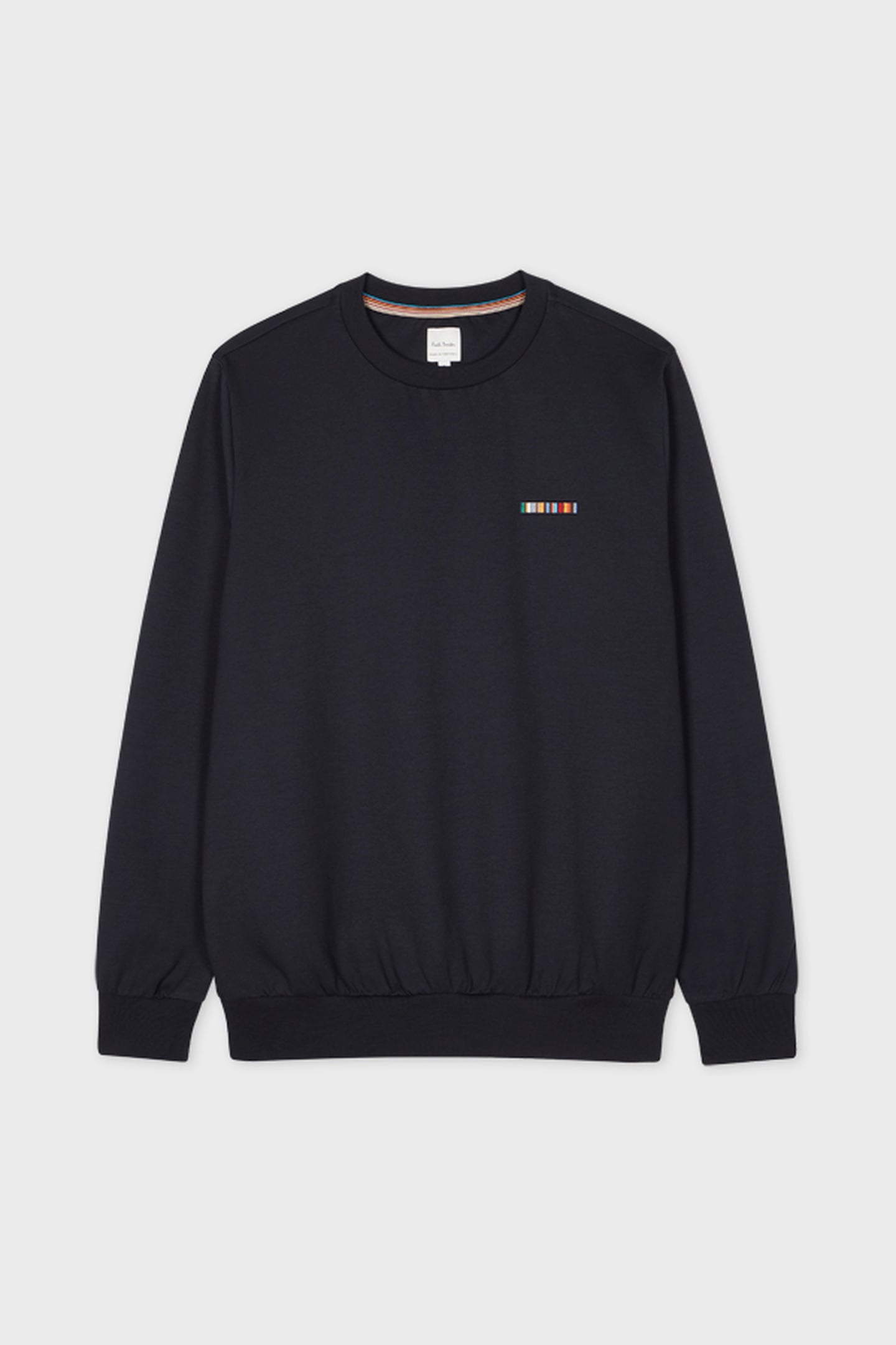 MENS SWEATSHIRT WITH CHEST EMBROIDERY VERY DARK NAVY 5