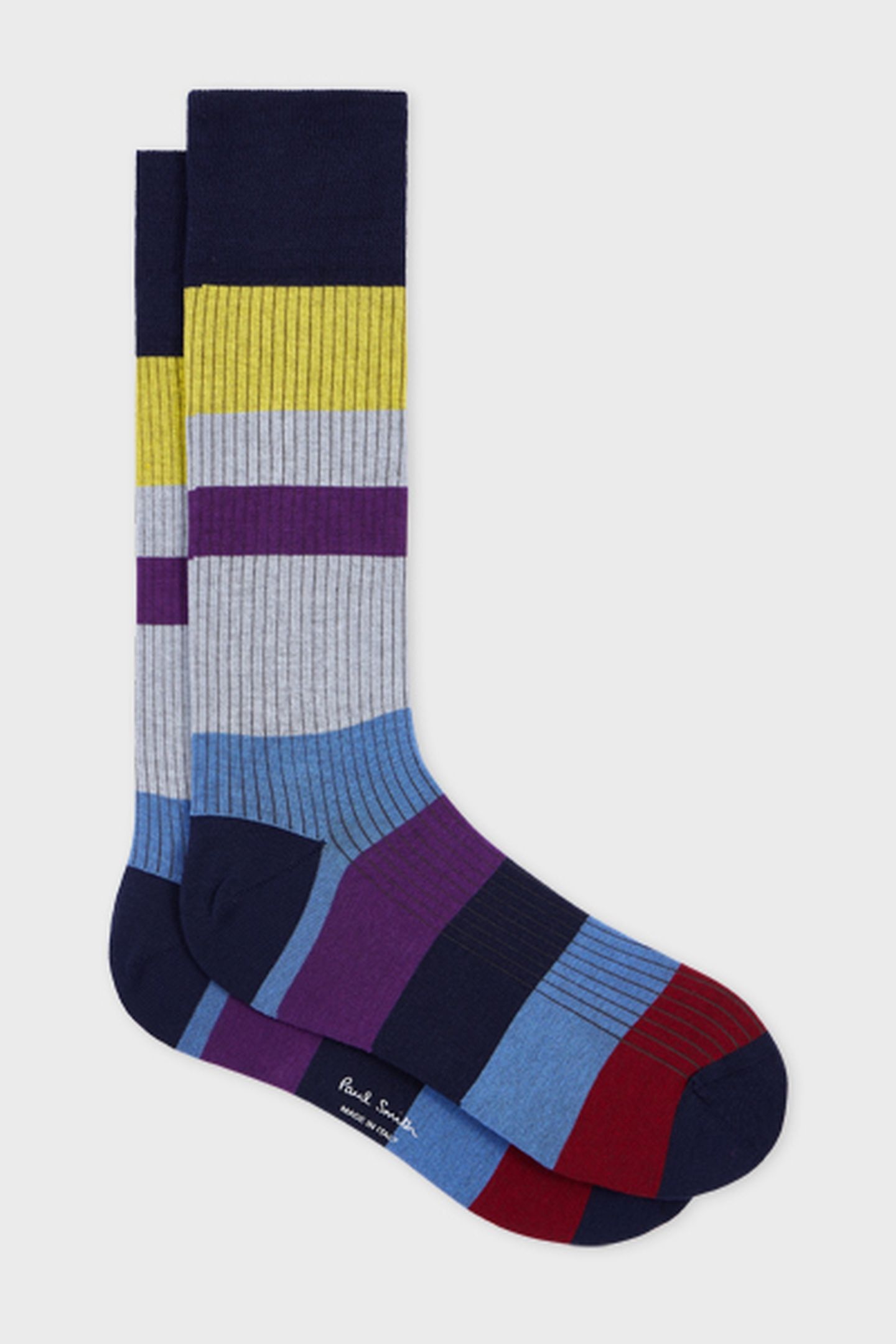 MEN SOCK IGGY RIB NAVY 3