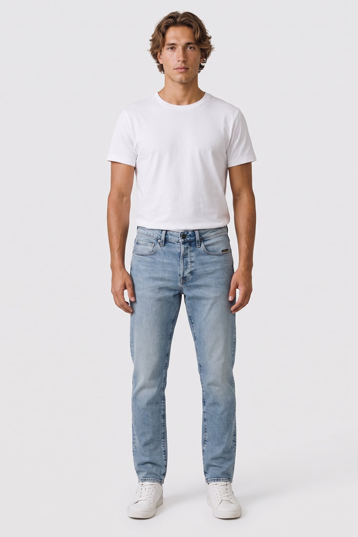 3301 REGULAR TAPERED MEDIUM BLUE 1