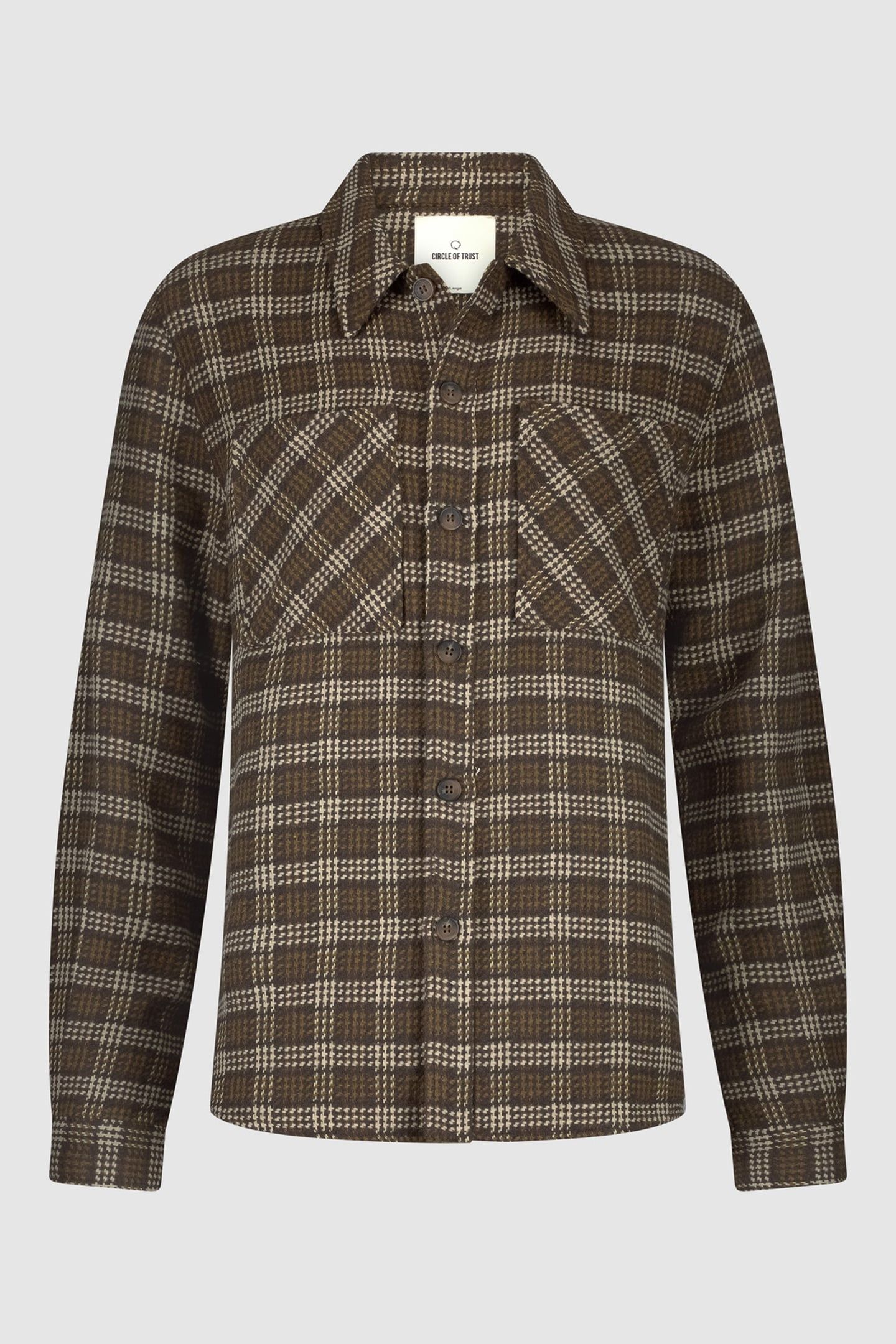 TOMMY OVERSHIRT CHOCOLAT 1