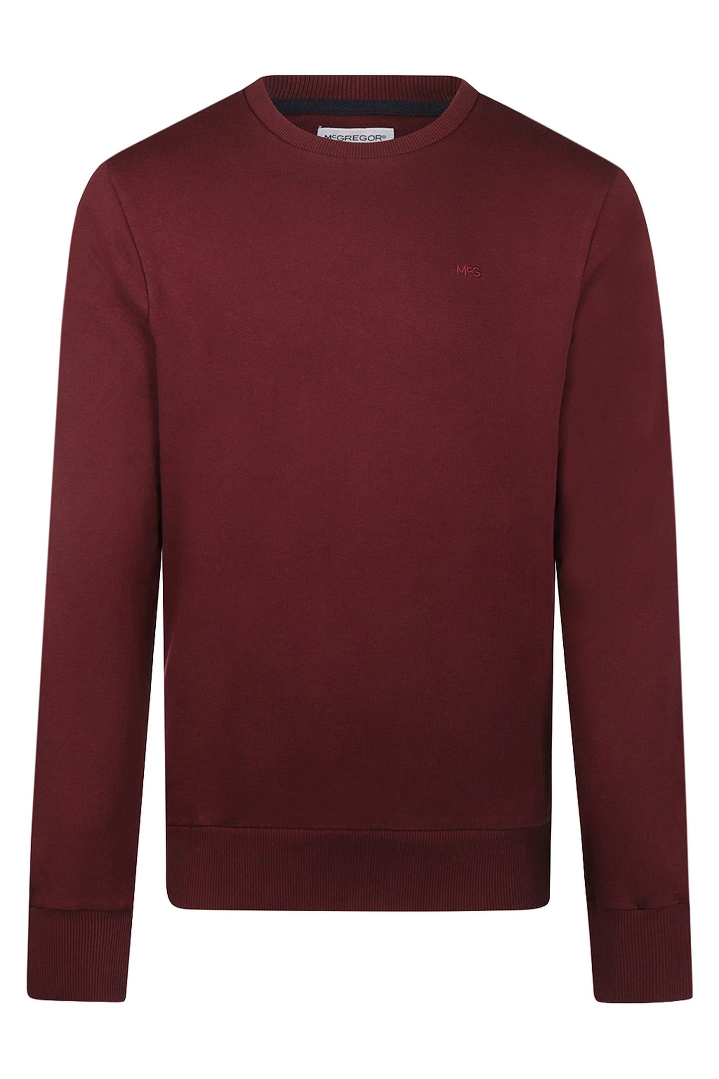 MCG LOGO CREW BURGUNDY 3