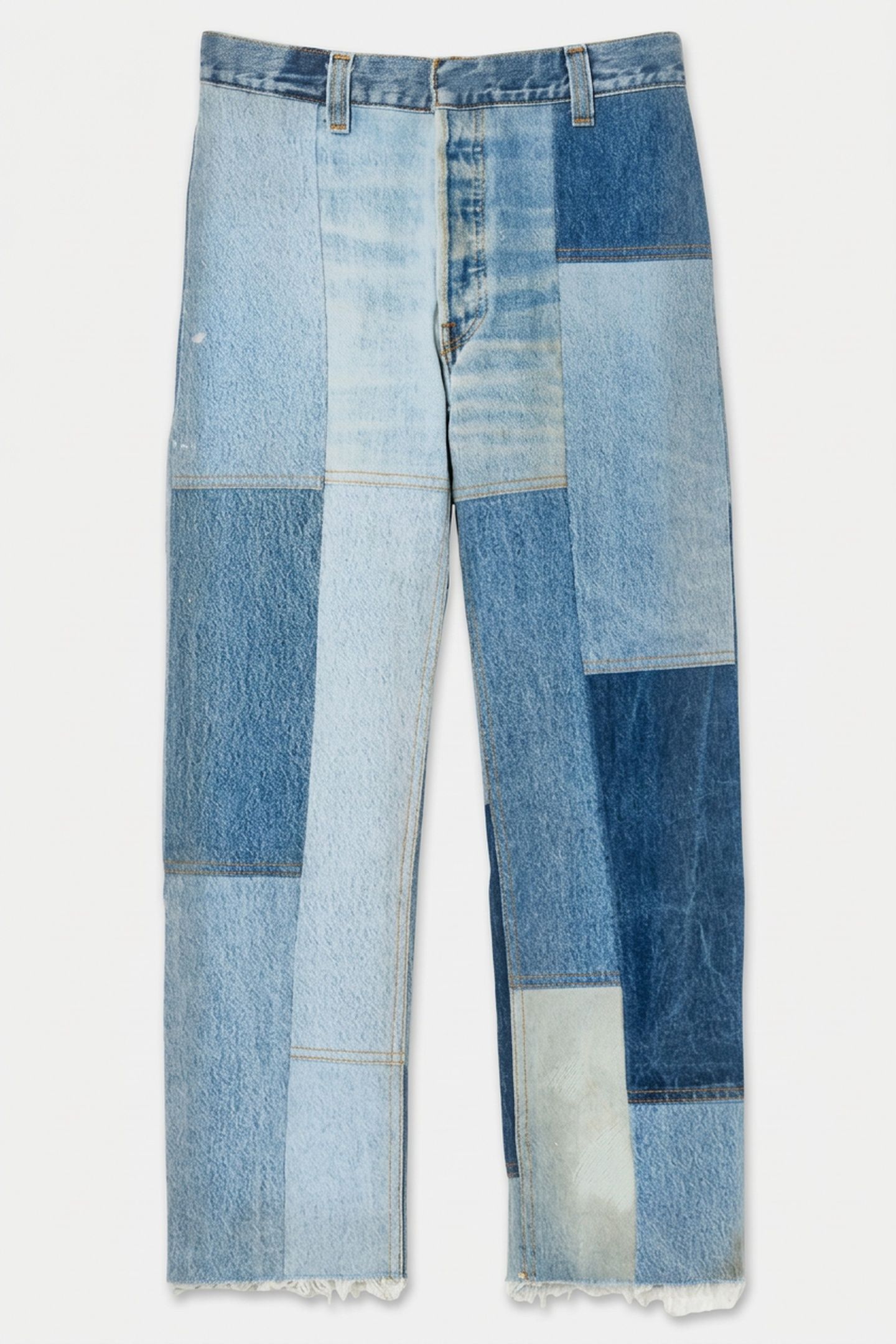 70S PATCHED JEANS INDIGO 5