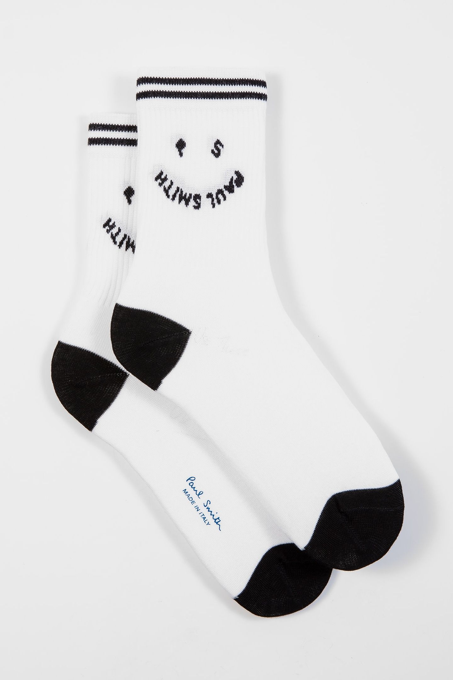 WOMEN SOCK RIB HAPPY OFF WHITE 4