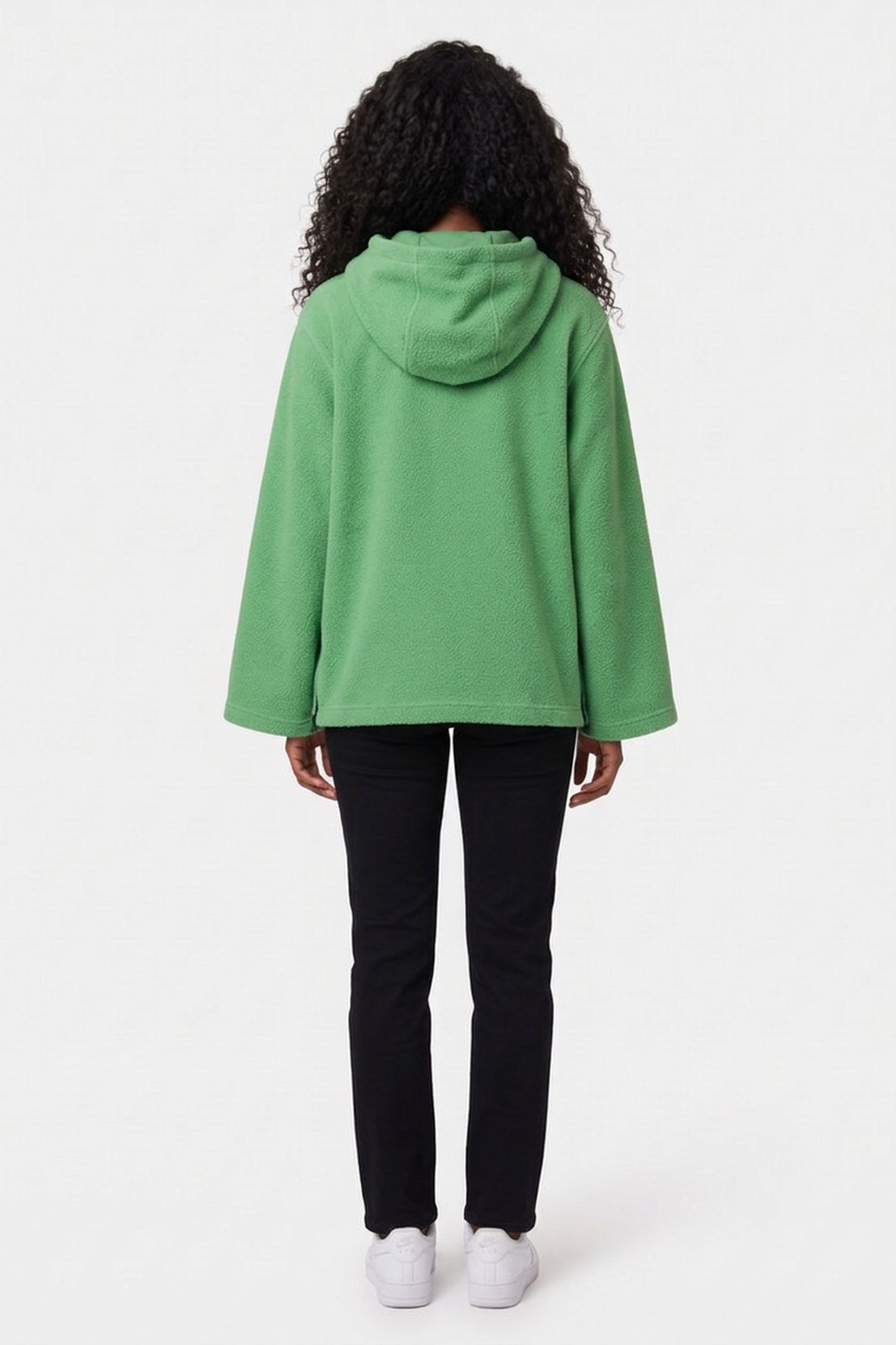 MACK FLEECE HOODIE GREEN 2