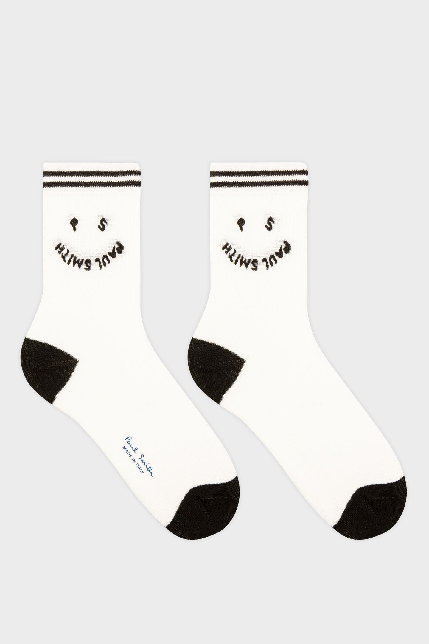 WOMEN SOCK RIB HAPPY OFF WHITE 2