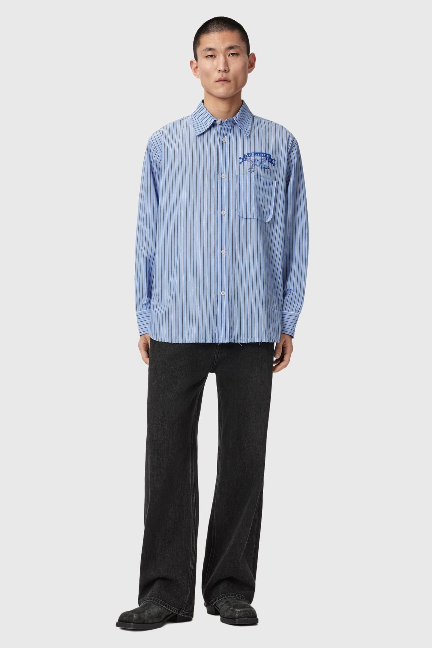 NORTE LS SHIRT LAKEHOUSE BLUE 1