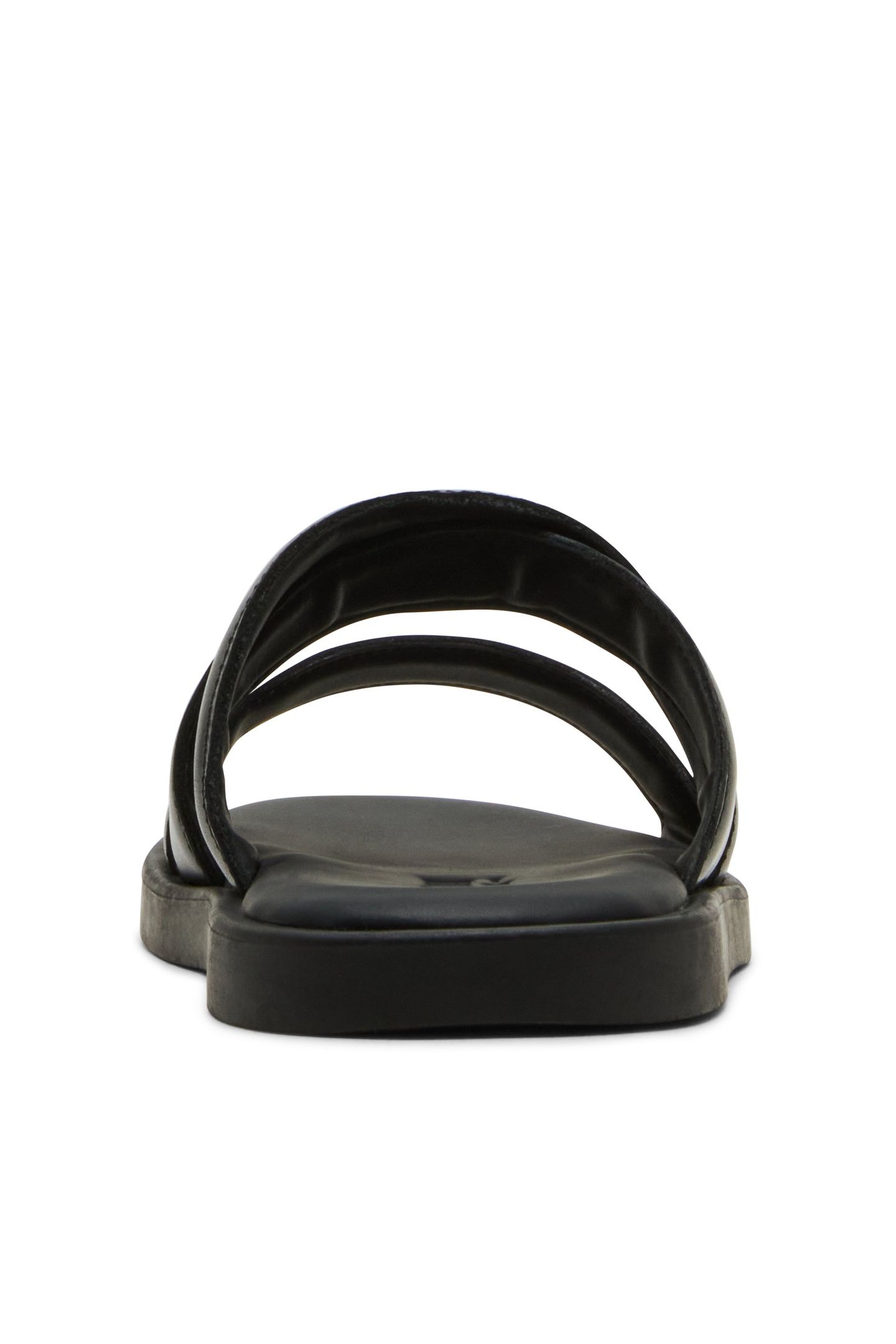GRABBA SLIDES BLACK LEATHER 6