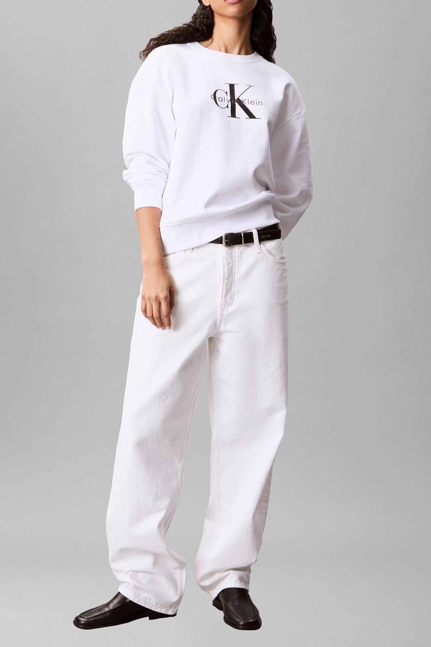 LS MONOLOGO FRENCH TERRY BRIGHT WHITE 3