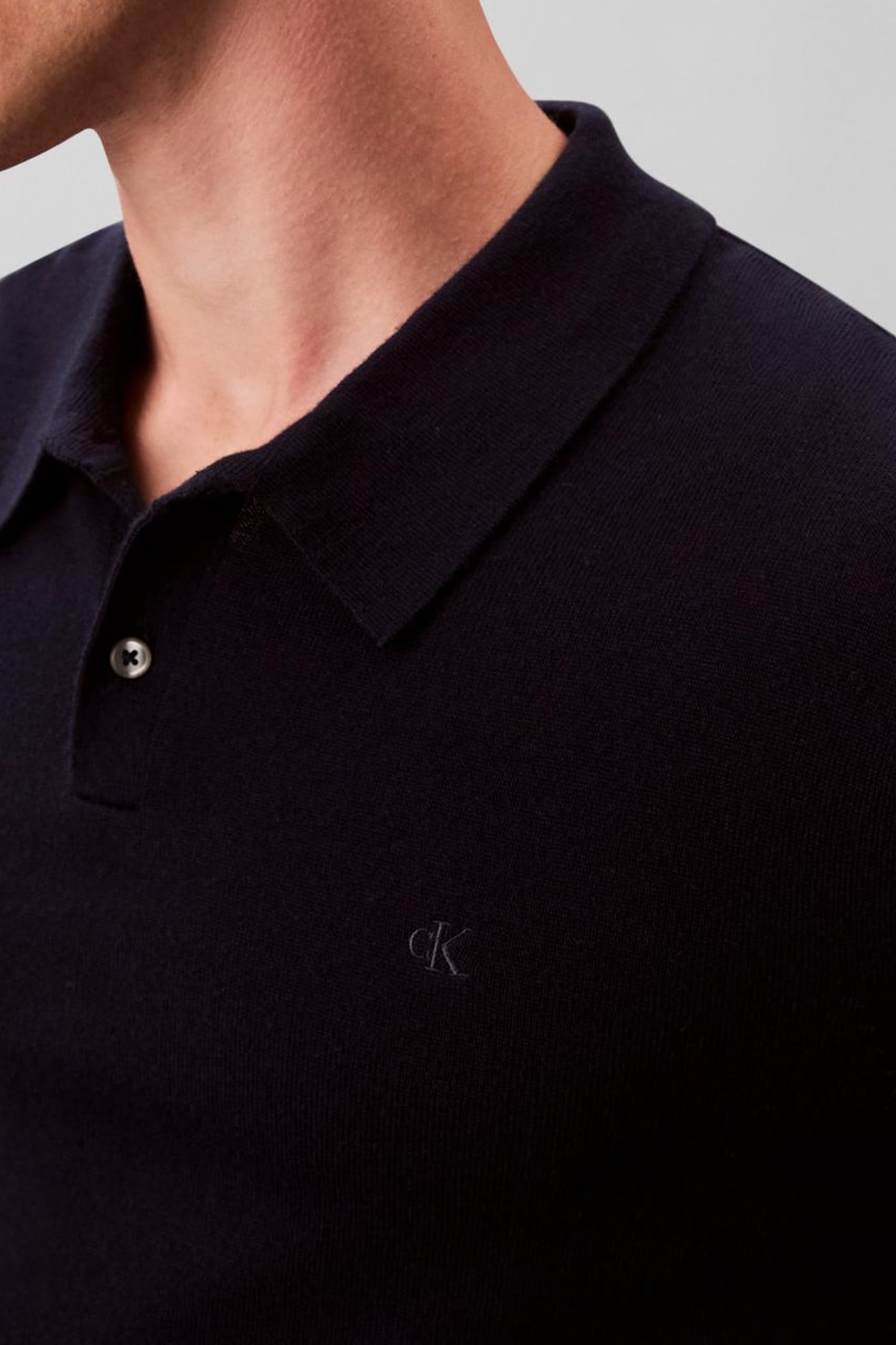 LS 100% MERINO POLO DARK SAPPHIRE 6