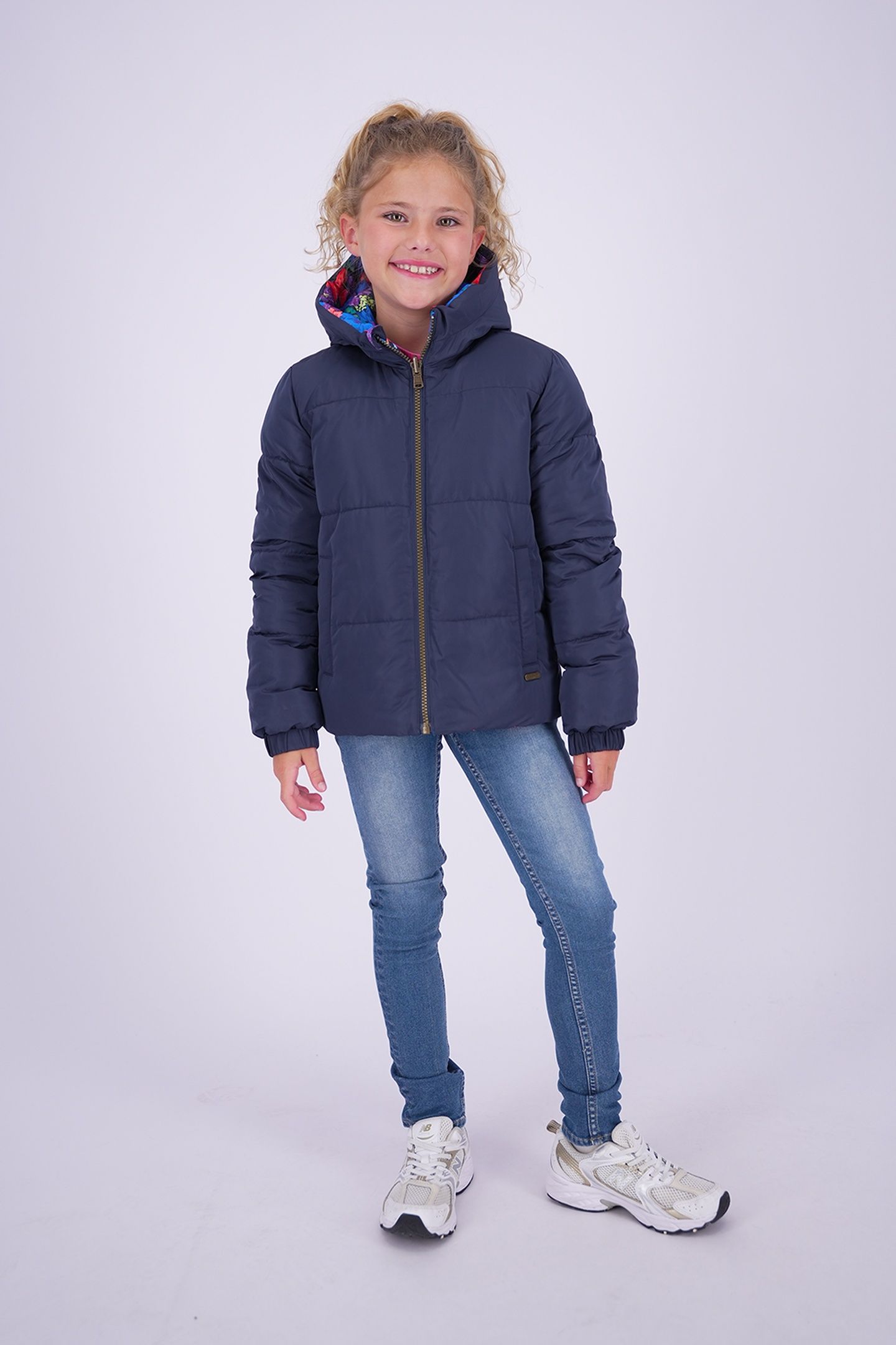 GIRLS TAMIA JACKET OUTDOOR DARK BLUE 5