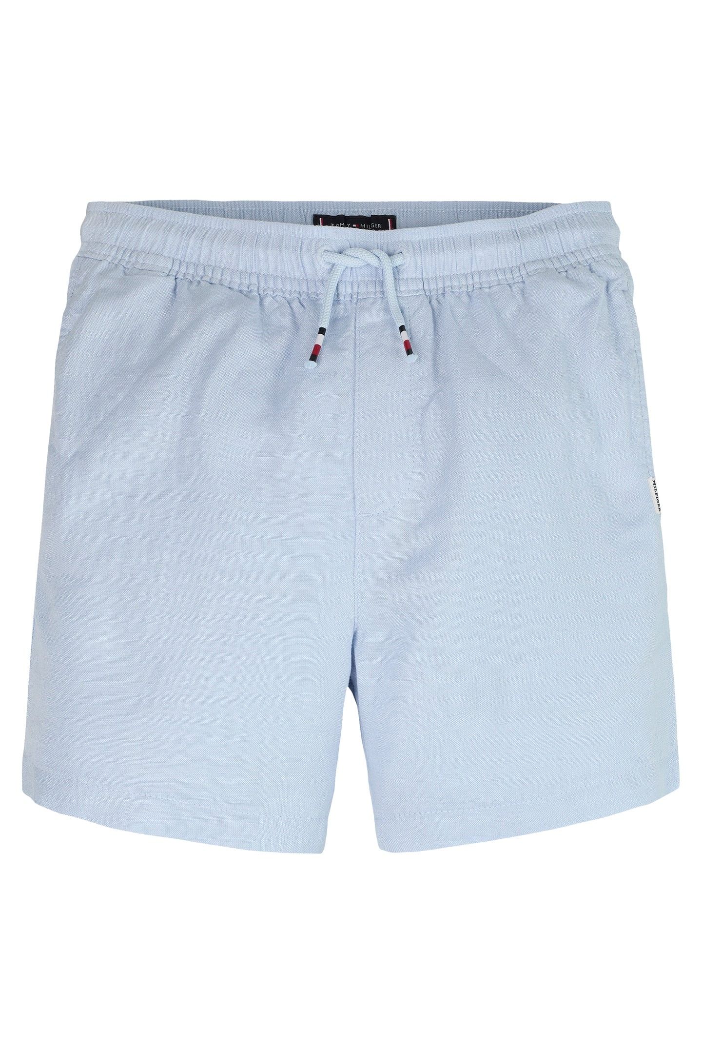 BOYS LINEN VISCOSE SHORT BREEZY BLUE 3