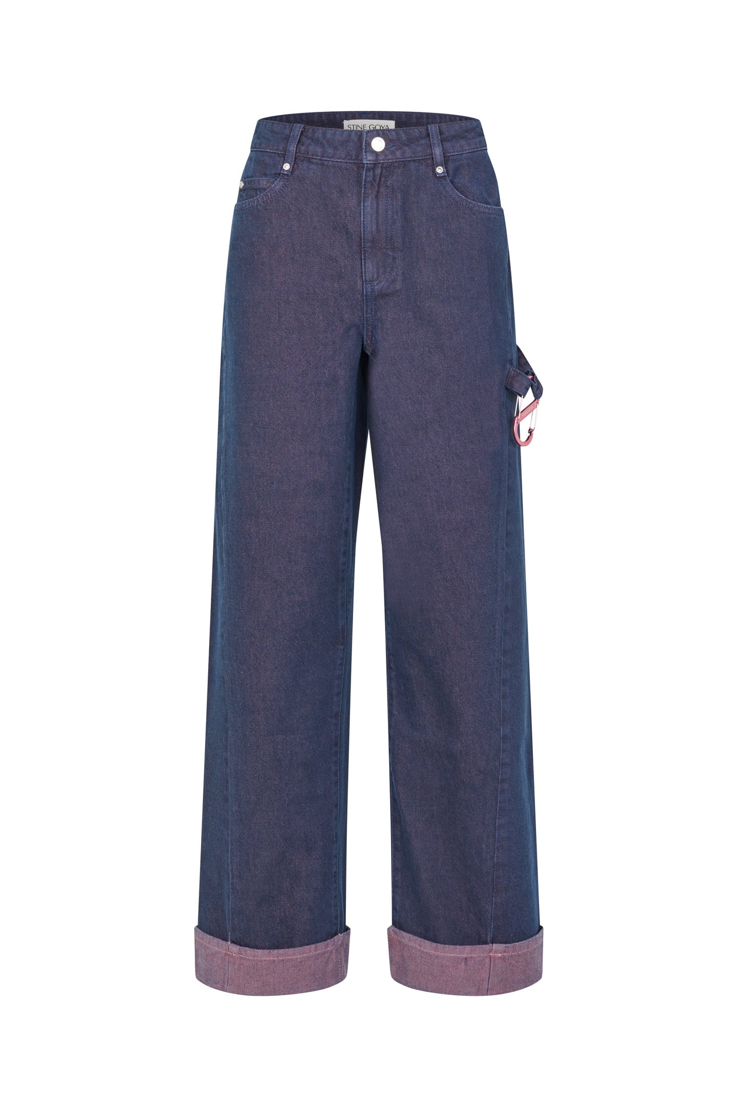 TWIST KNEE SEAMS PANTS DUSKY/DRIED ROSE 3