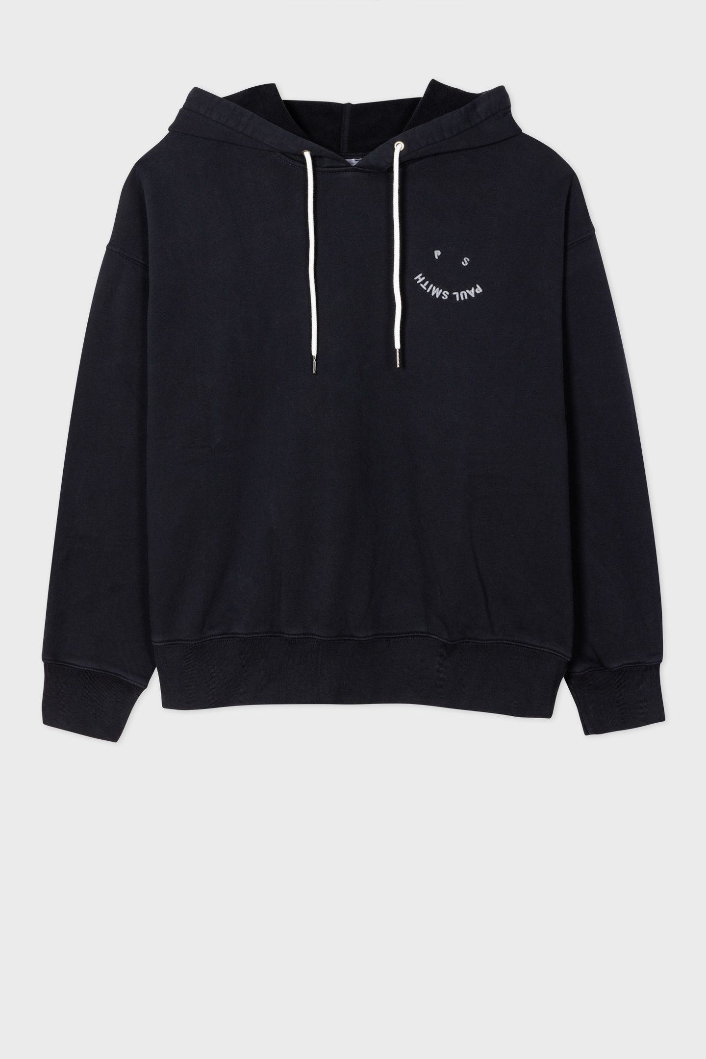WOMENS HOODIE PS HAPPY BLACK 1
