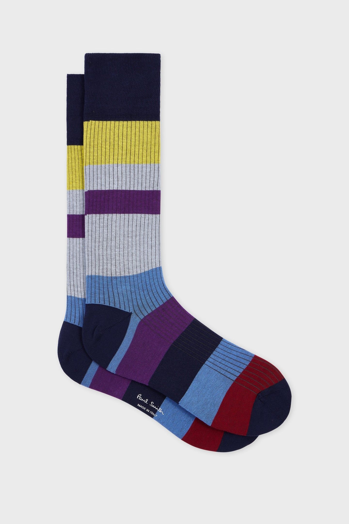 MEN SOCK IGGY RIB NAVY 1
