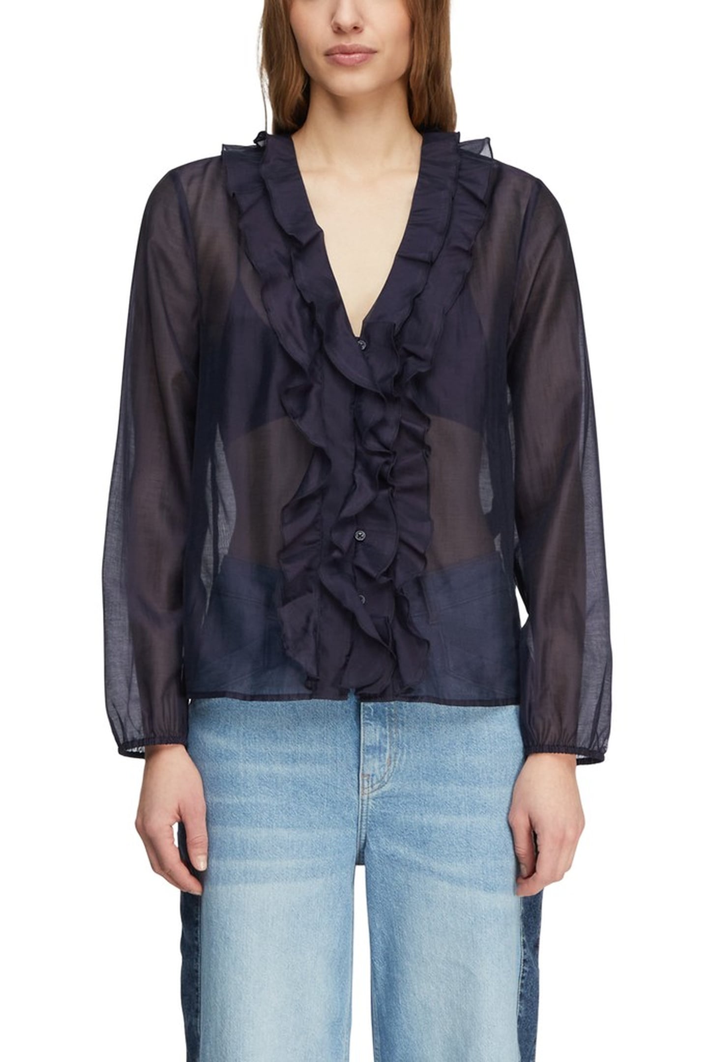 COMMA BLOUSES MARINE 1