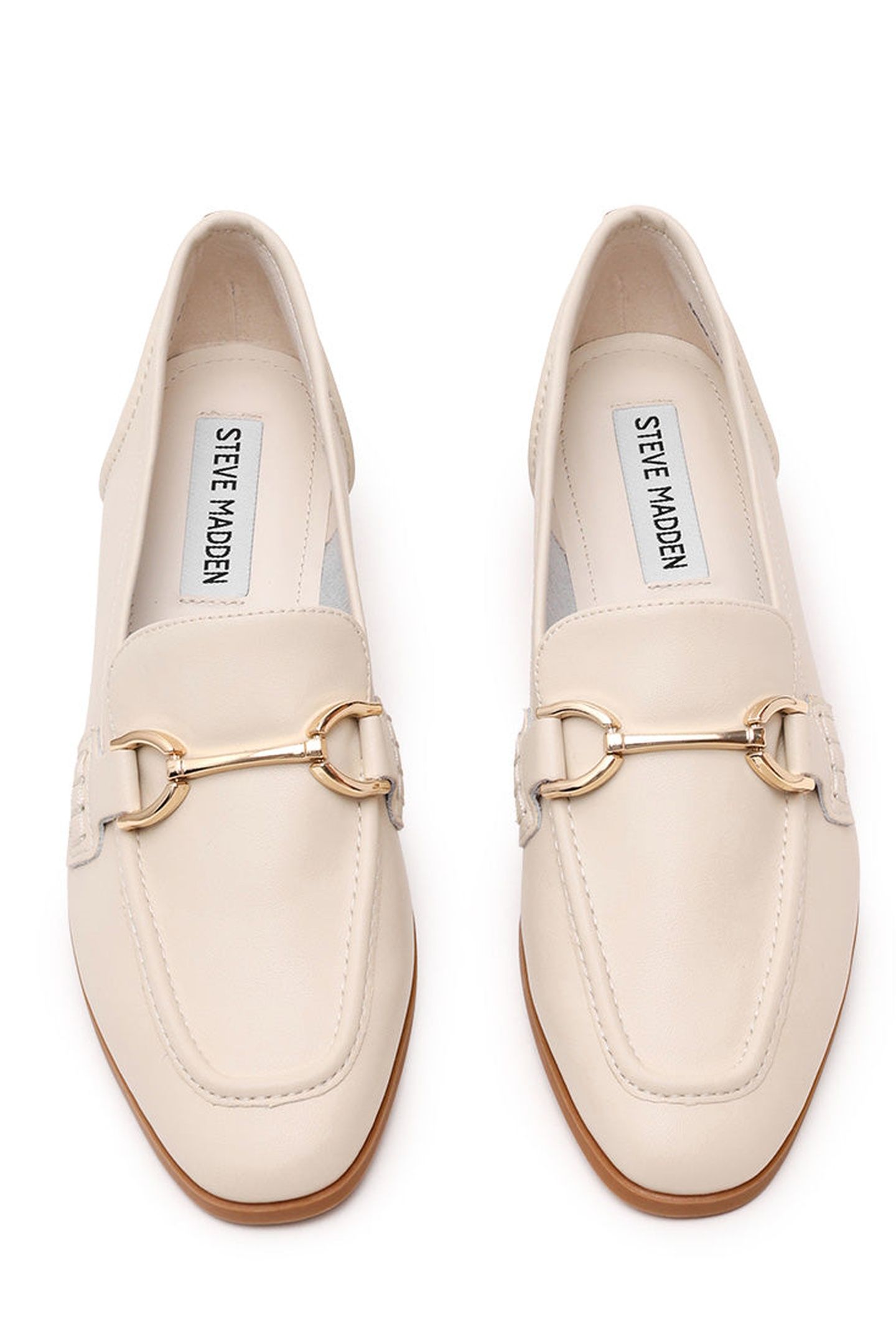 KELI FLAT SHOES BONE LEATHER 5