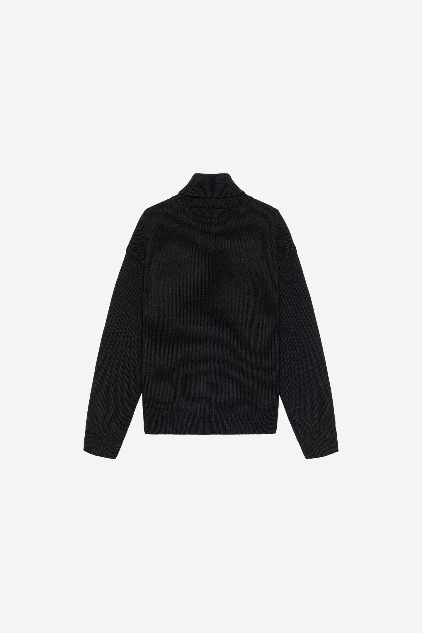 GINOO COL SWEATER BLACK 2
