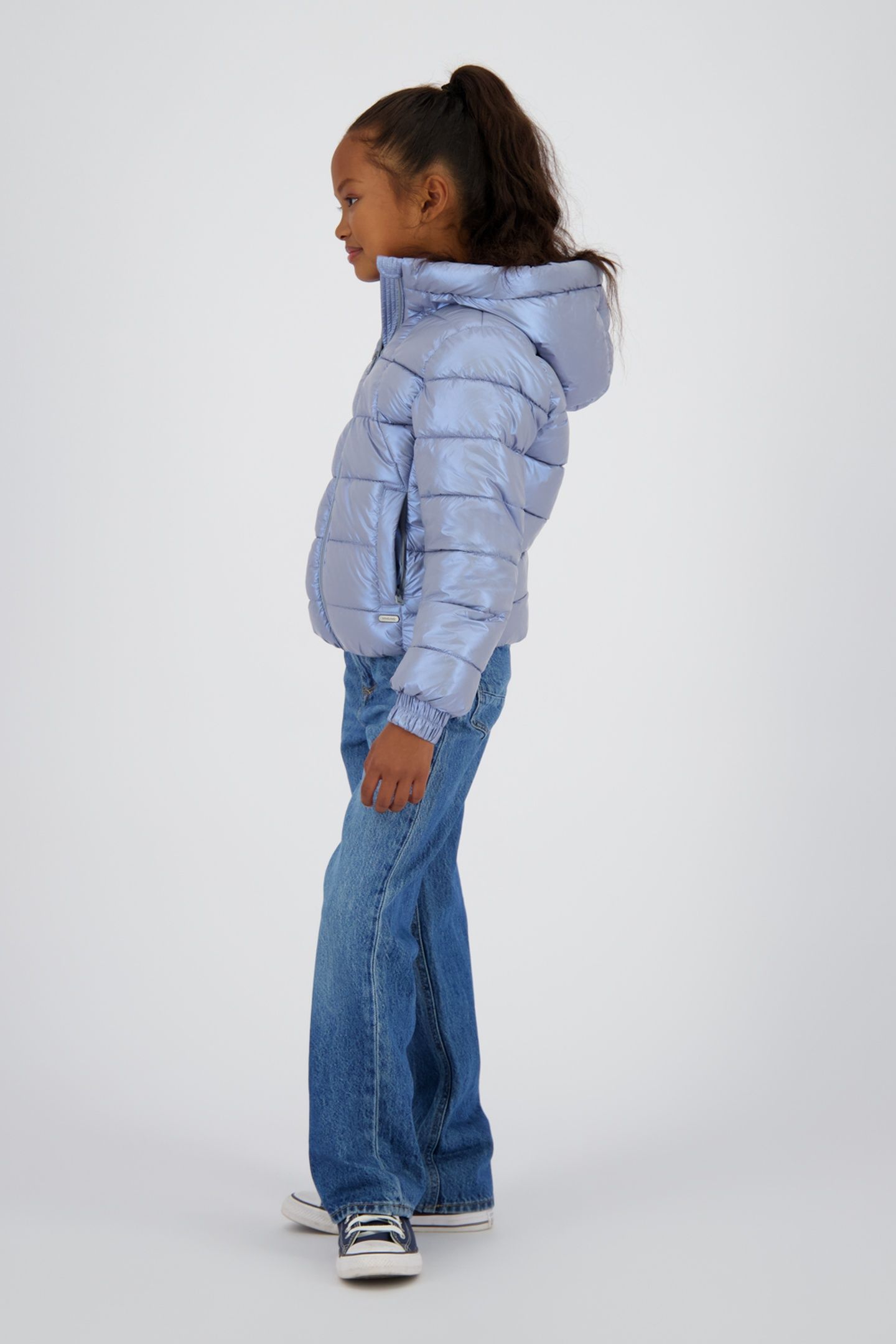 GIRLS TIANNA JACKET OUTDOOR DUSTY LIGHT BLUE 3