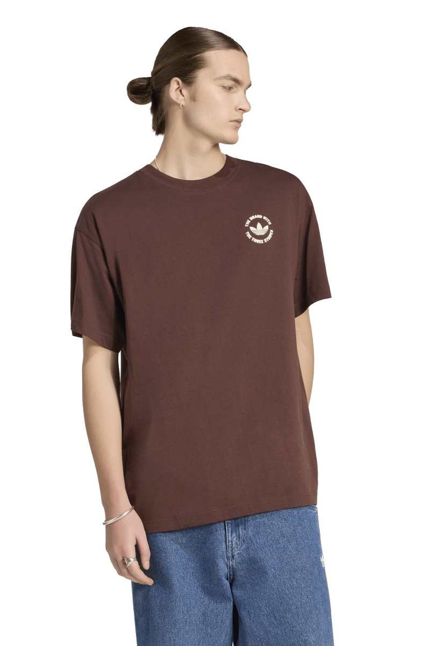 UNISEX CAMEL TREFFY TEE SHADOW BROWN 1