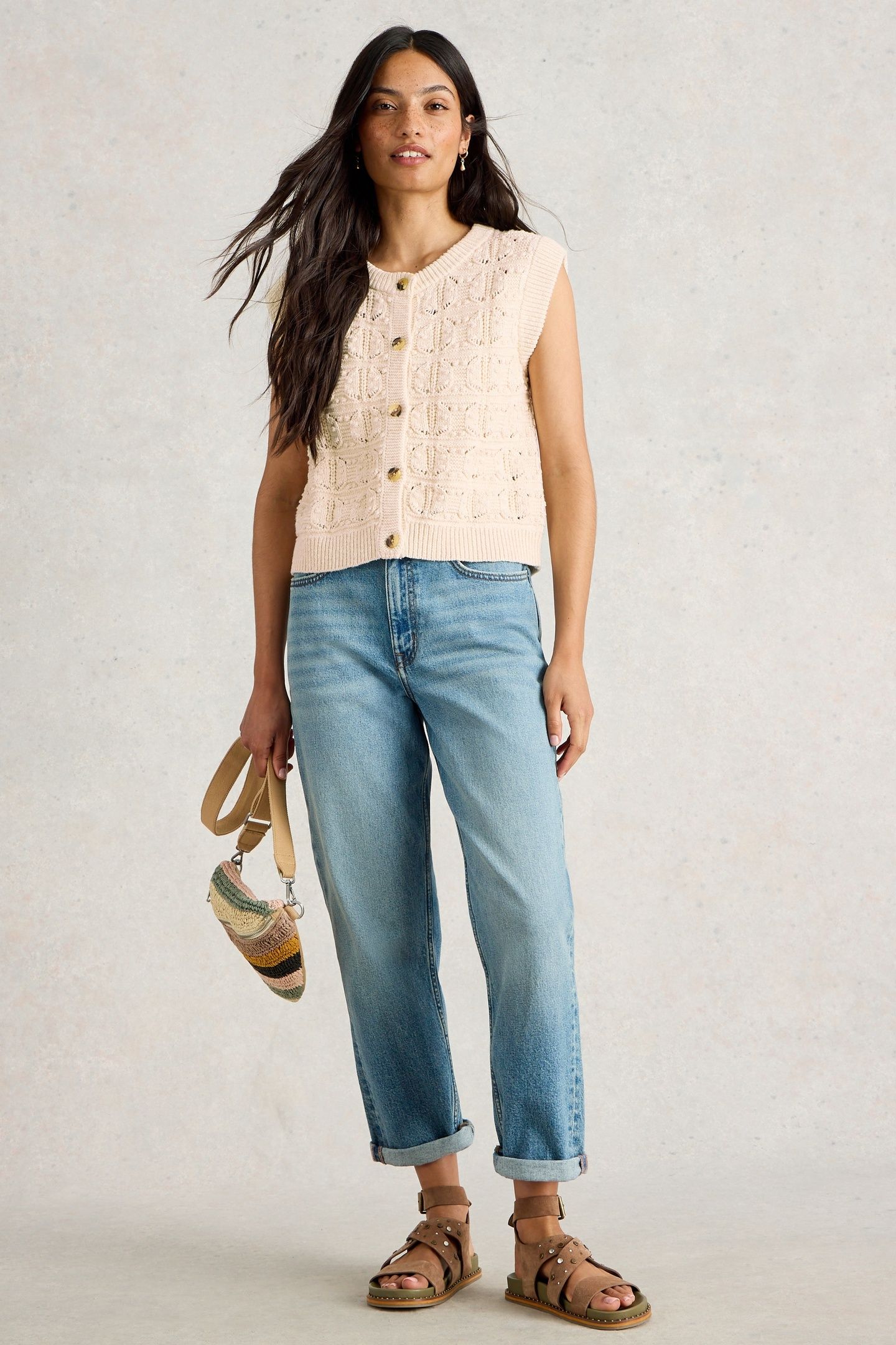 ANNA STITCH TANK LIGHT NATURAL 2