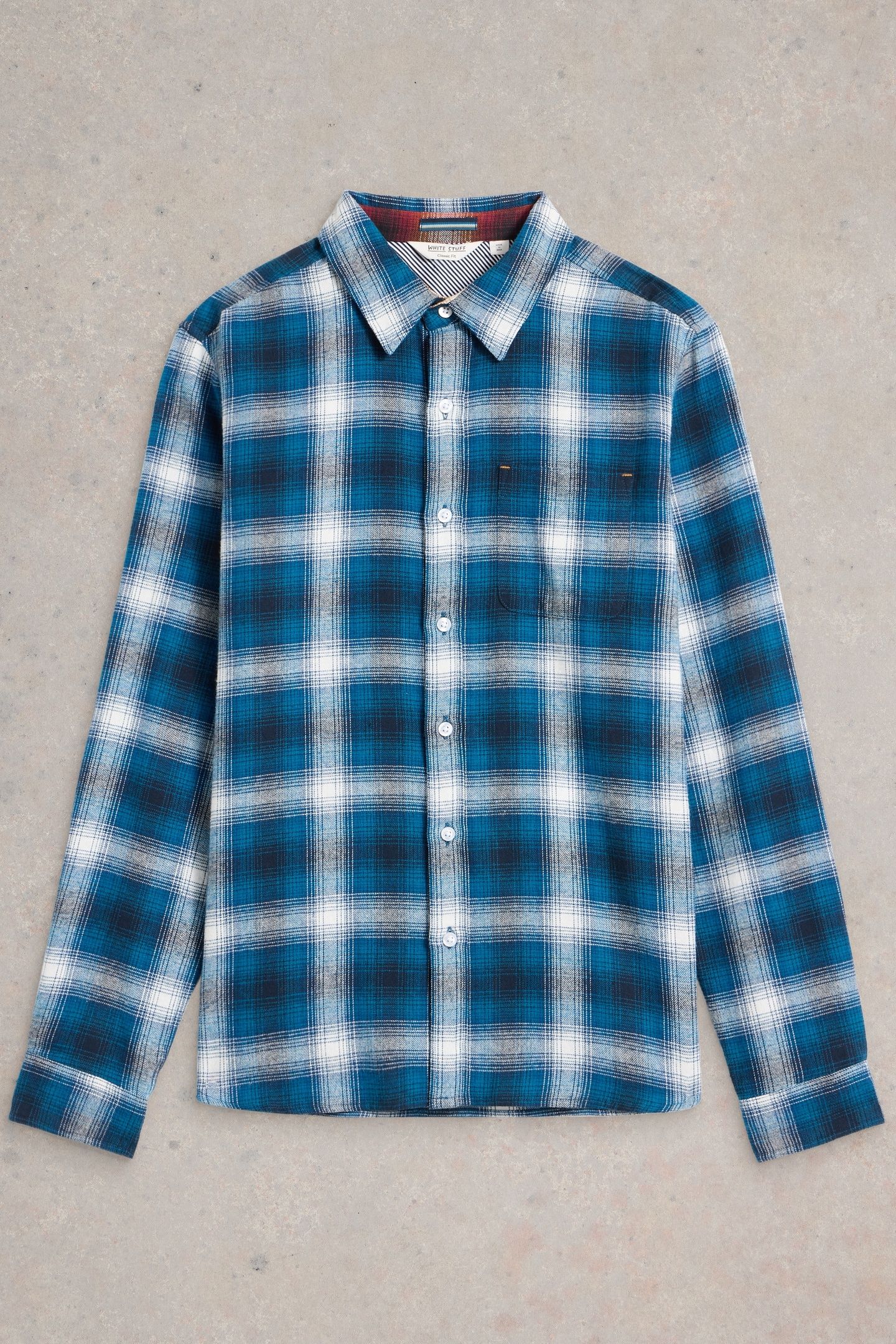 MOXLEY FLANNEL CHECK SHIRT BLUE MULTI 3