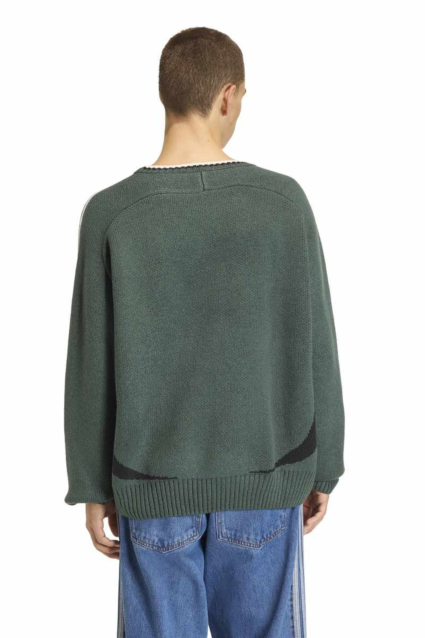 UNISEX ADICOLOR BLOKECORE PULLOVER MINERAL GREEN 2