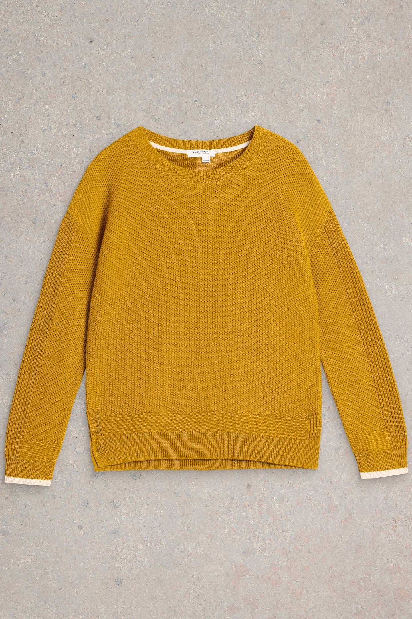 WHITE STUFF BANK JUMPER MID YELLOW 1