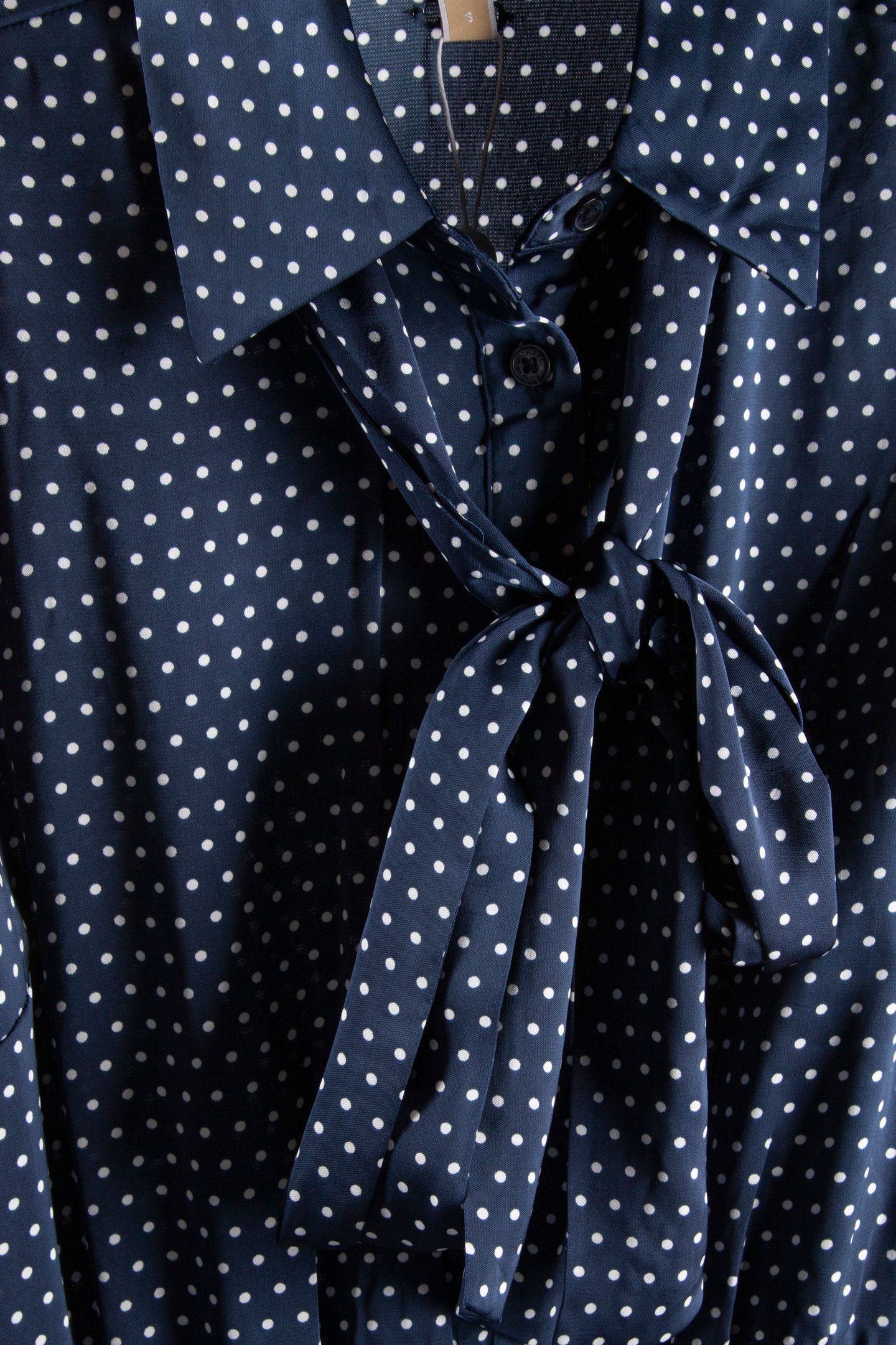 DOT LS MINI DRESS MIDNIGHT BLUE 4