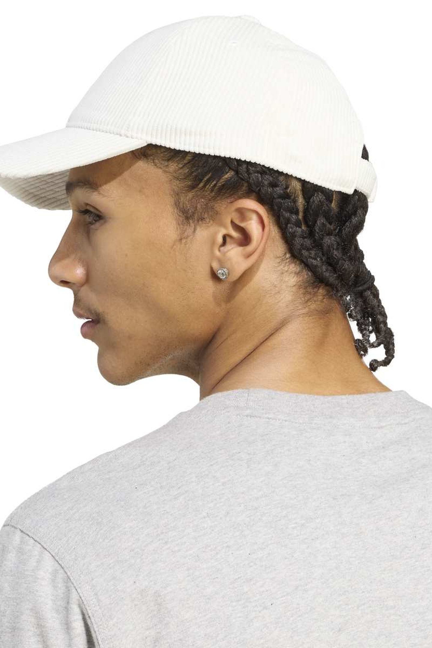 UNISEX CORDUROY BB CAP OFF WHITE 2