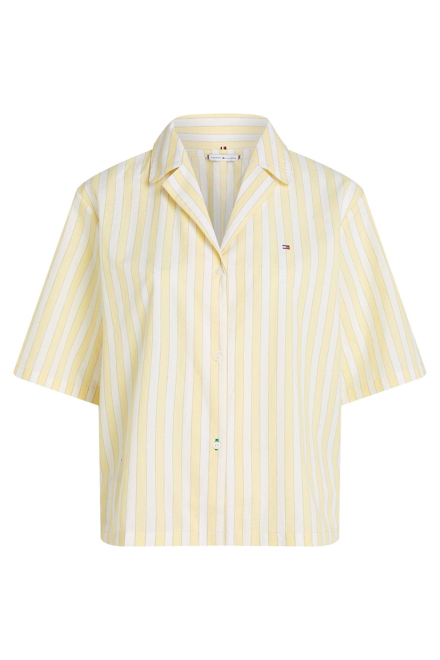 SS POPLIN SHIRT SHIRTING STRIPE CITRONELLA 4