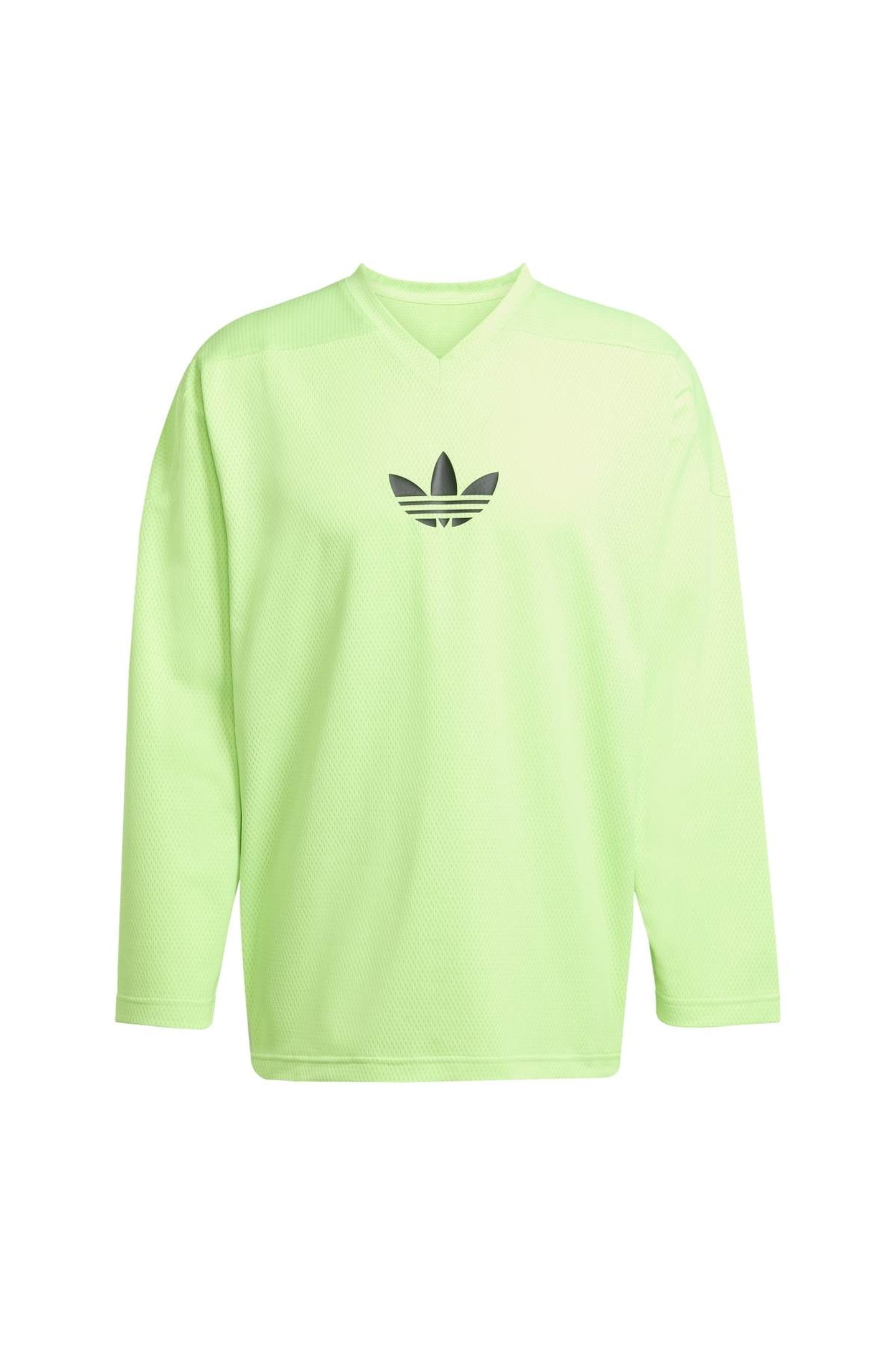 UNISEX MESH LS SIGNAL GREEN 3