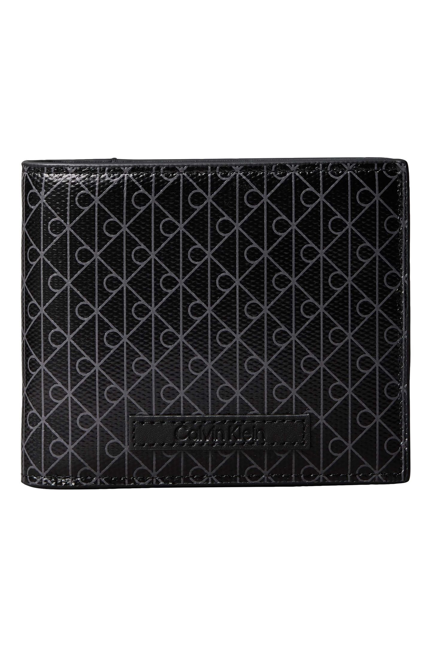 EMBLEM COATED WALLET BLACK 1
