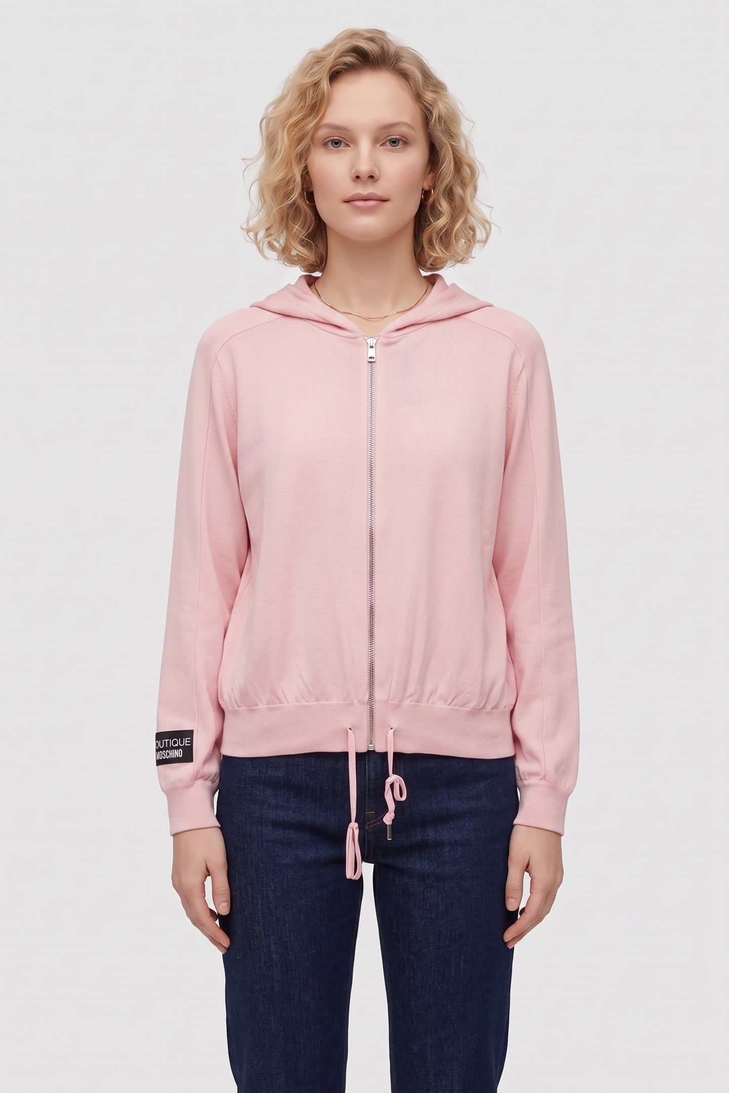 KNITTED JACKET PINK 1