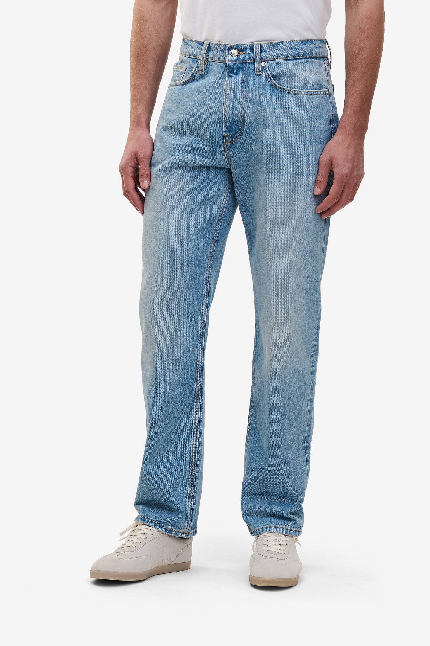 CARLIN RIGID DENIM COTTON BLUE 1