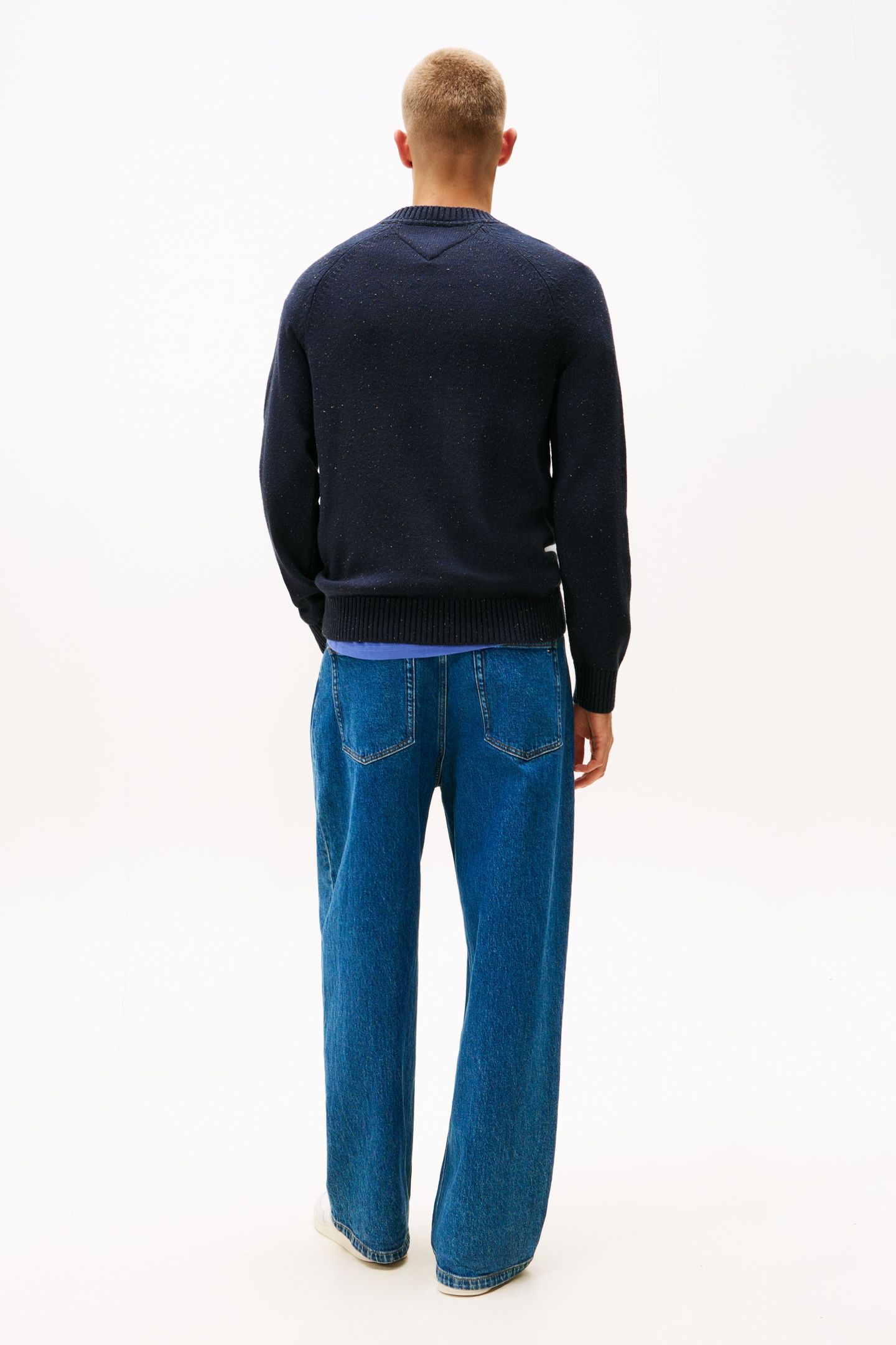 TJM SLIM LINEAR RAGLAN DARK NIGHT NAVY 2