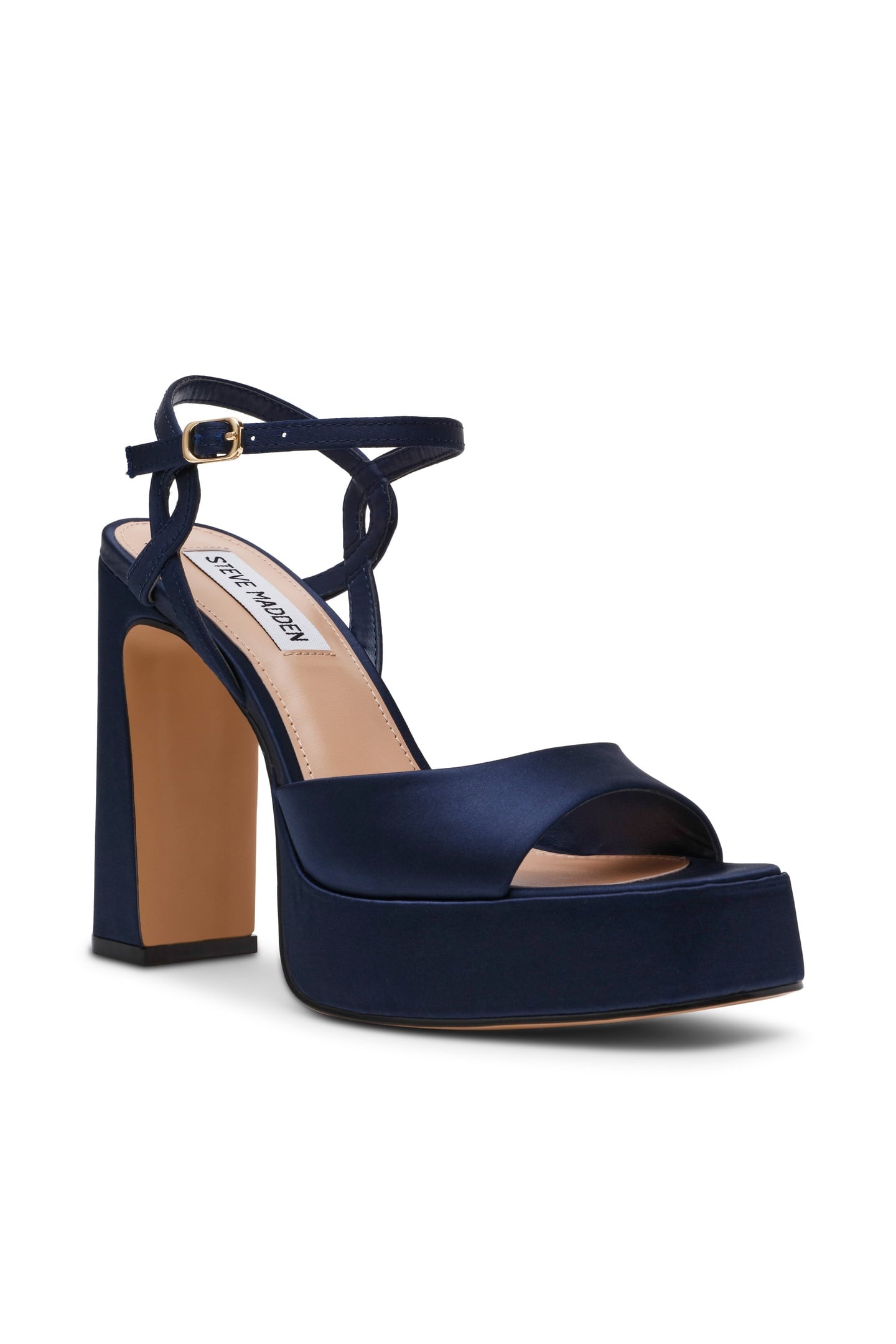 MILIANA SANDALS BLUE SATIN 2