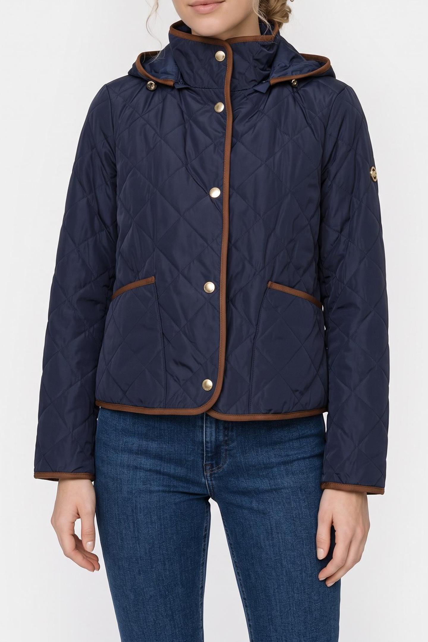 QUILTED HOODED JACKET MIDNIGHT 1