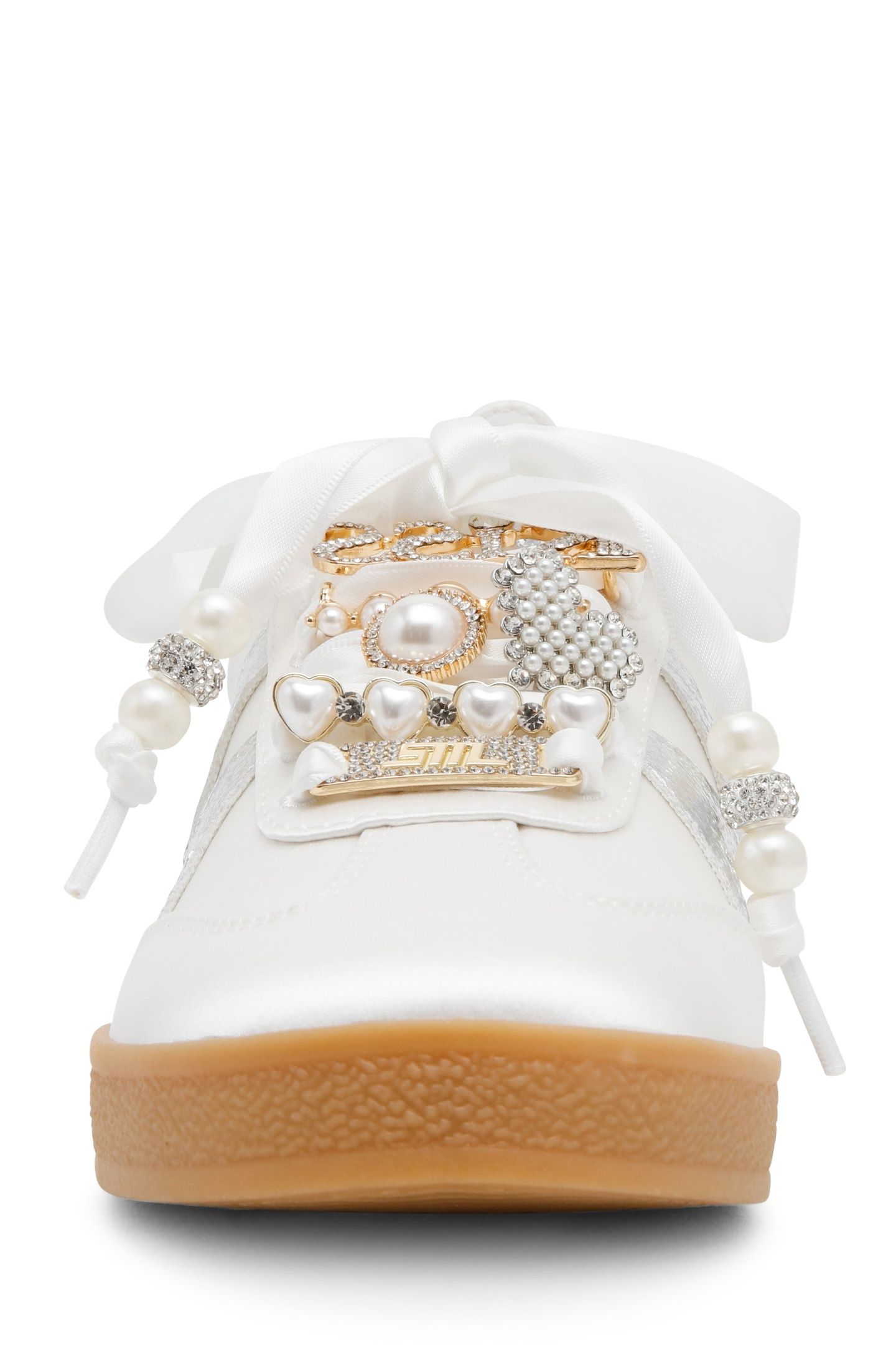 DEGREE-P SNEAKERS IVORY SATIN 3