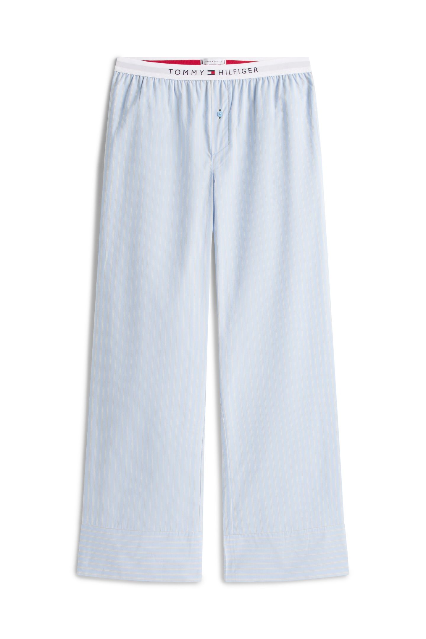 STRIPE POPLIN PANTS SILE VESSEL BLUE 4