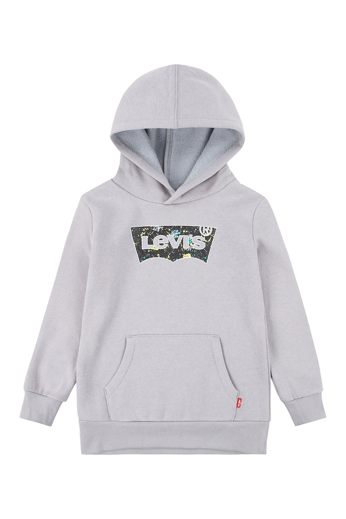 BOYS BATWING FILL HOODIE SHARKSKIN 1