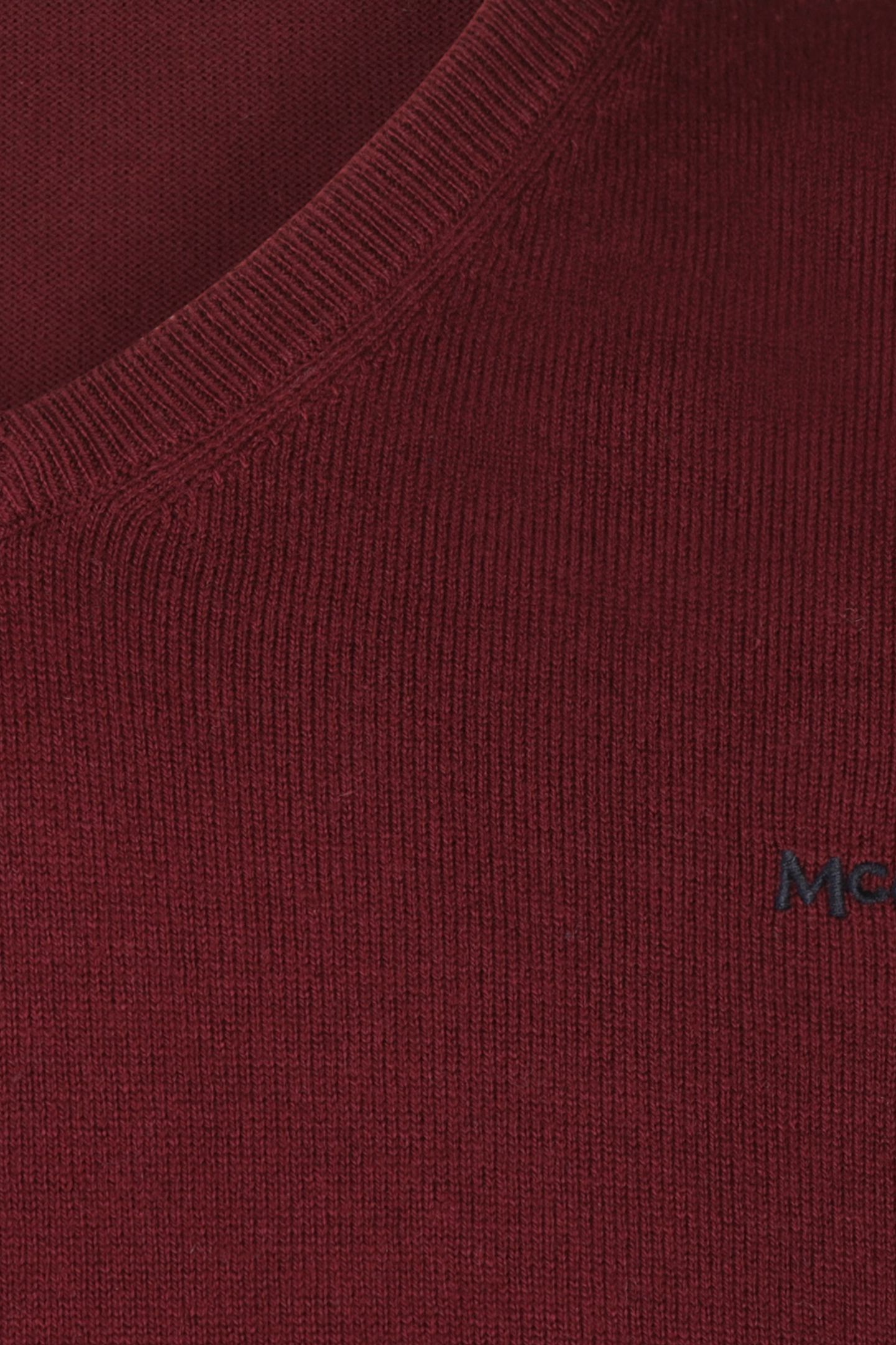 V-NECK SWEATER BURGUNDY 3