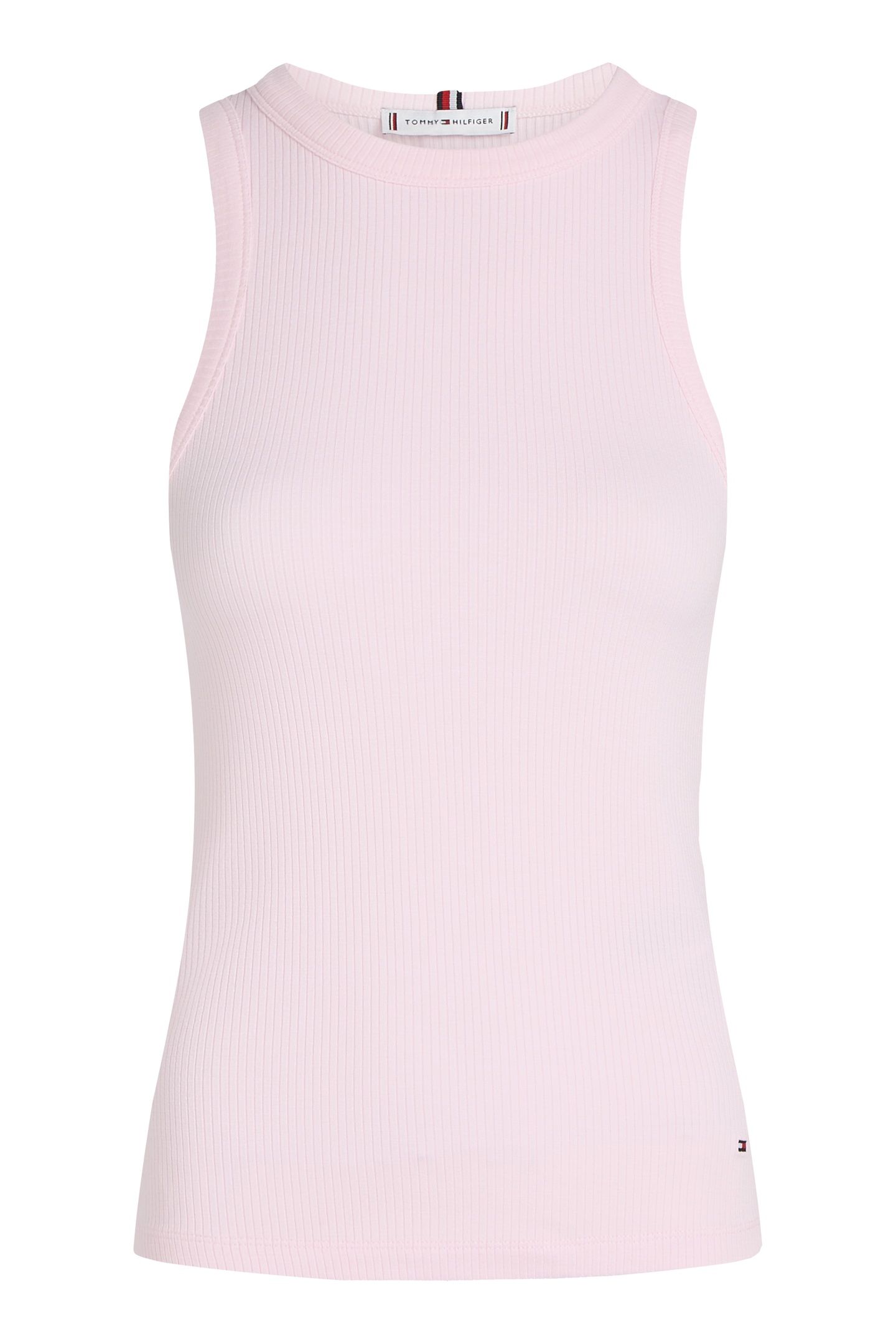 SLIM 5X2 RIB TANK TOP LIGHT PINK 4