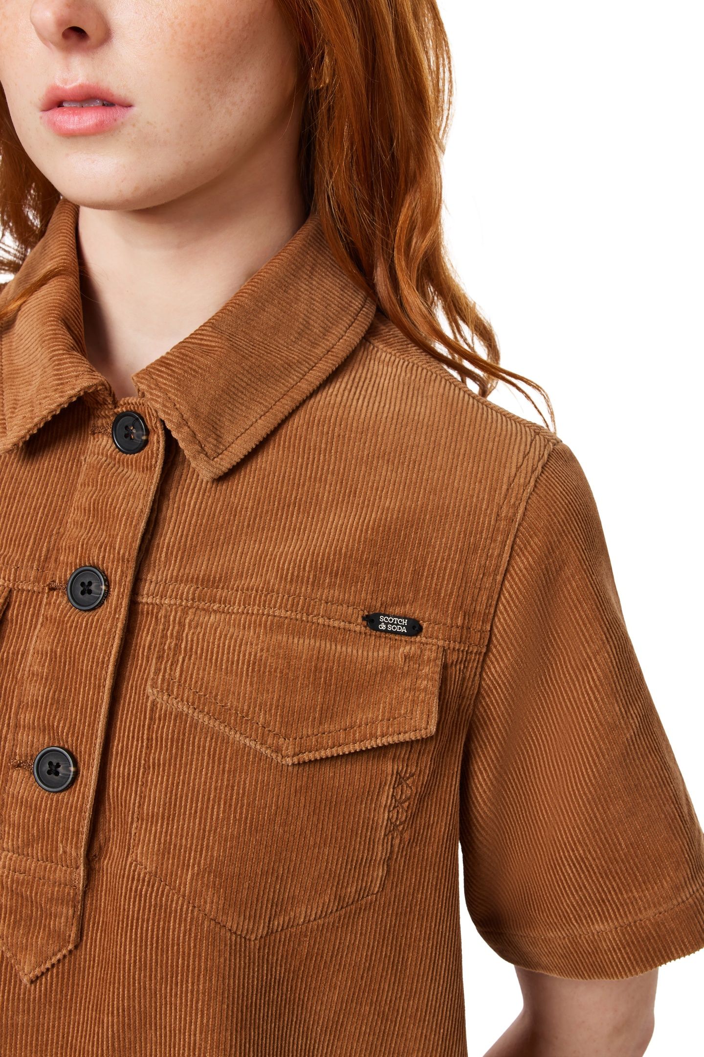 CORDUROY POLO DRESS THRUSH 7
