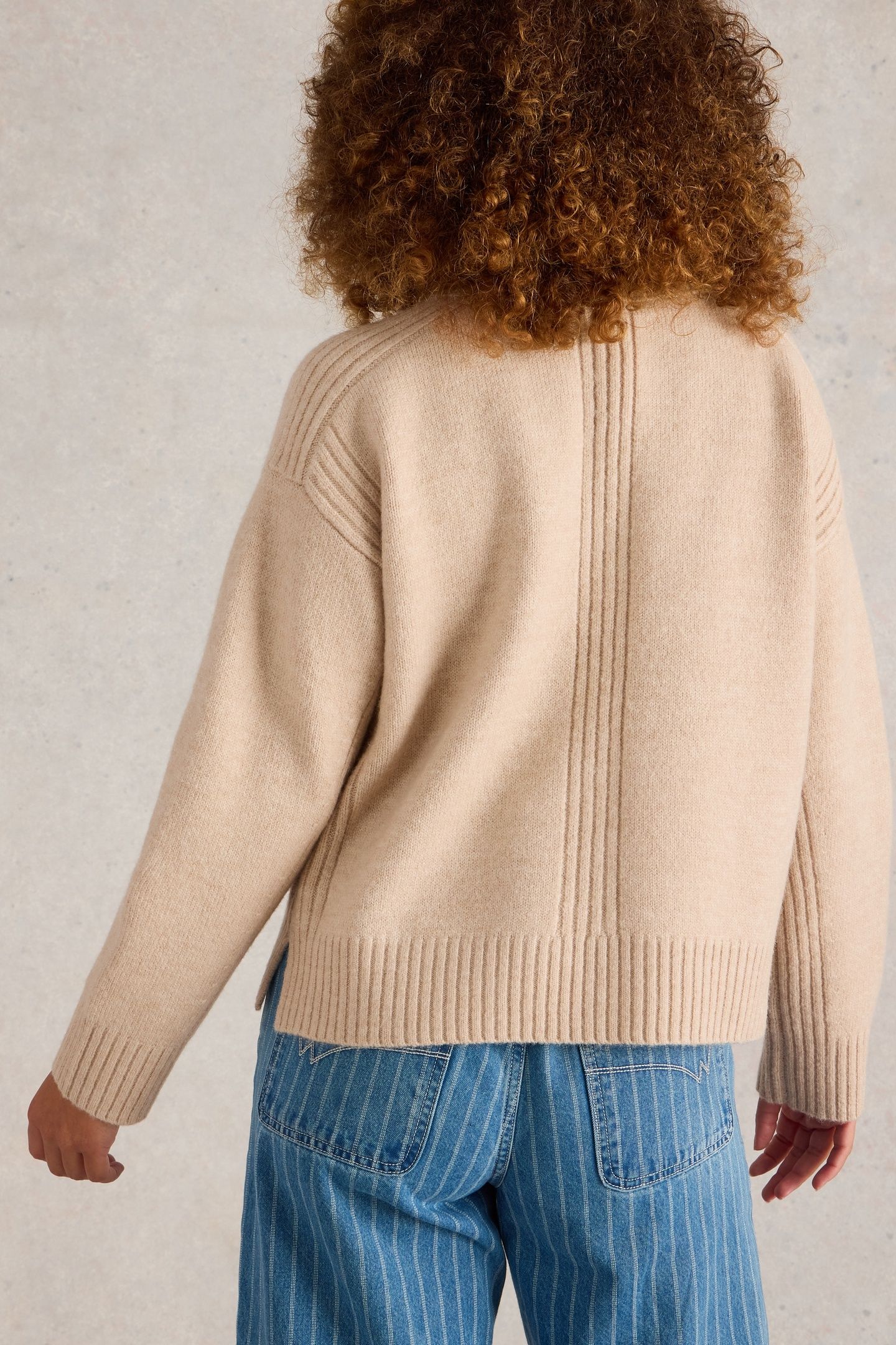 LOVELY BOXY JUMPER LIGHT NATURAL 2