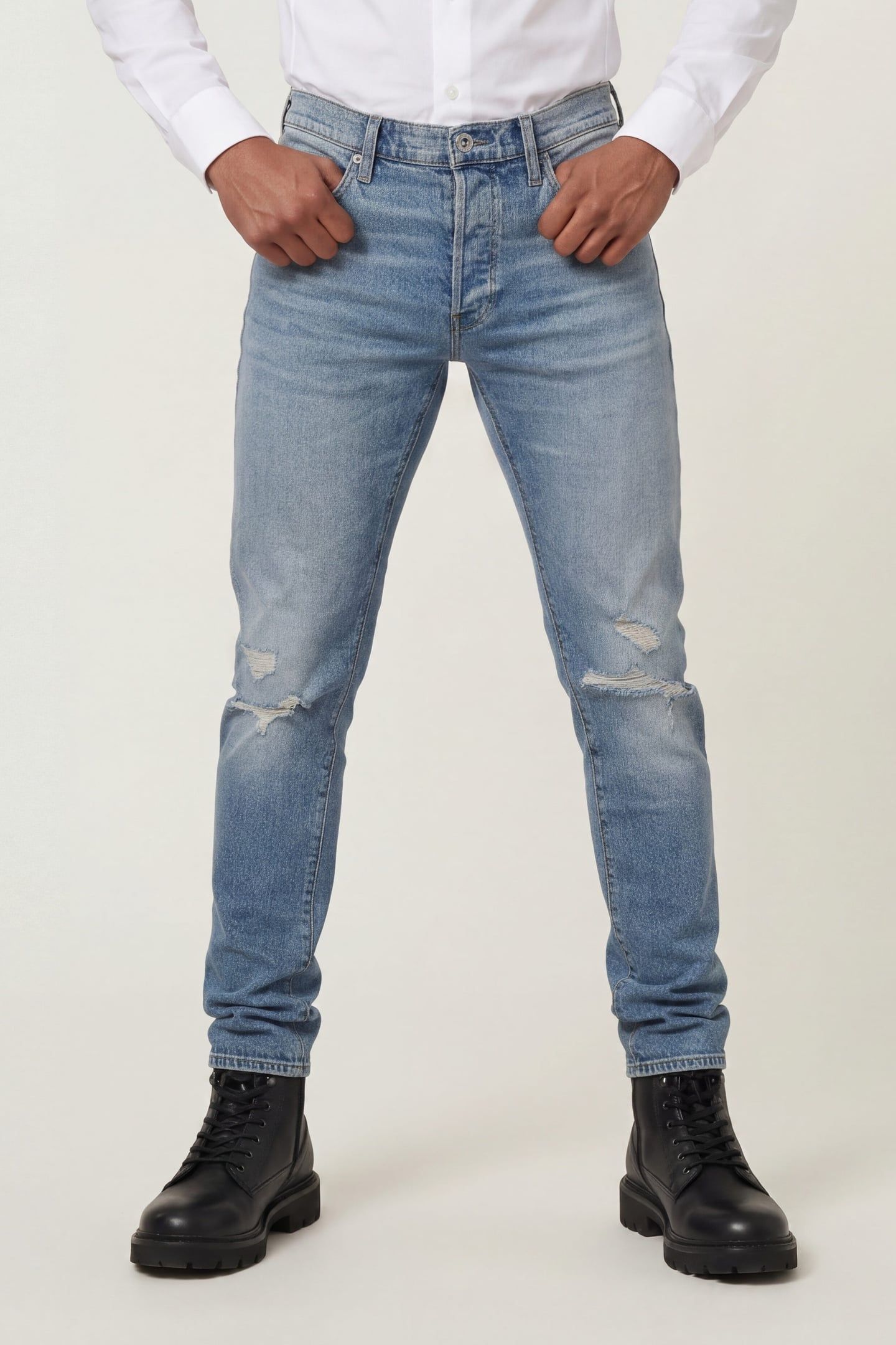 3301 SLIM MEDIUM BLUE 1