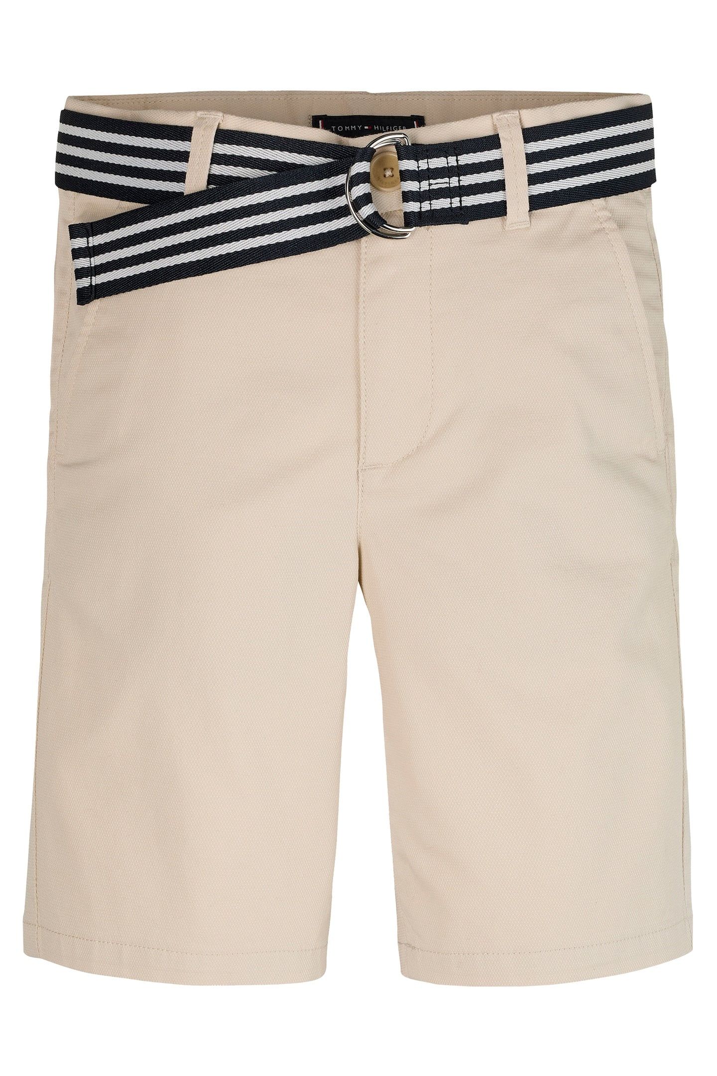 BOYS WOVEN BELTED SHORT CLASSIC BEIGE 3
