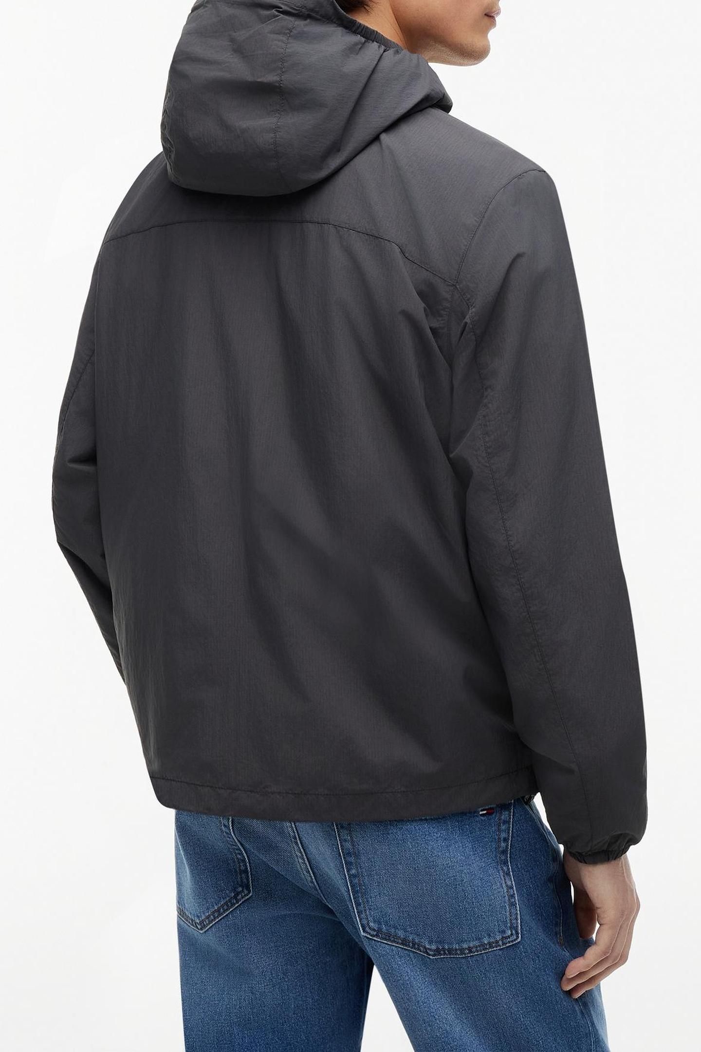 TJM CHICAGO PACKABLE JACKET WASHED BLACK 2